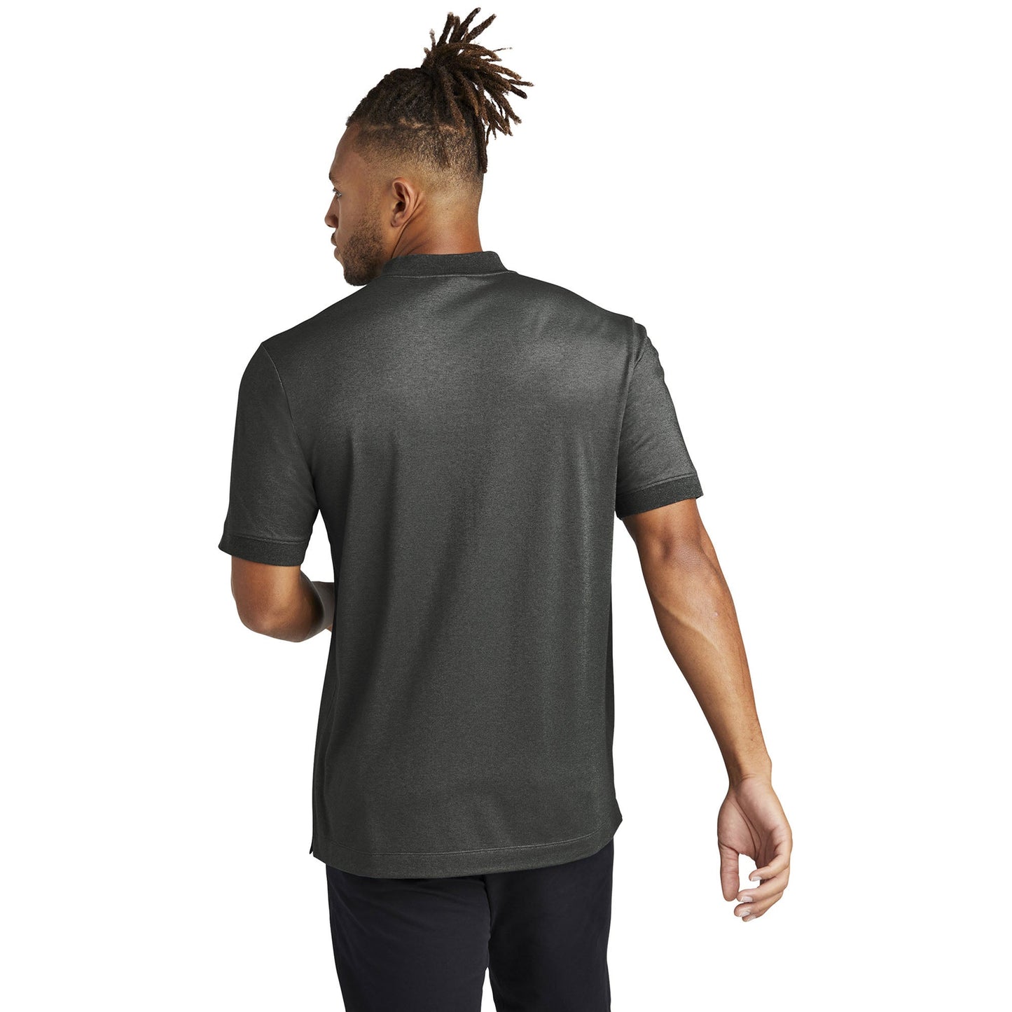 Deep Black Henley Shirt - Mercer+Mettle - Stretch Pique