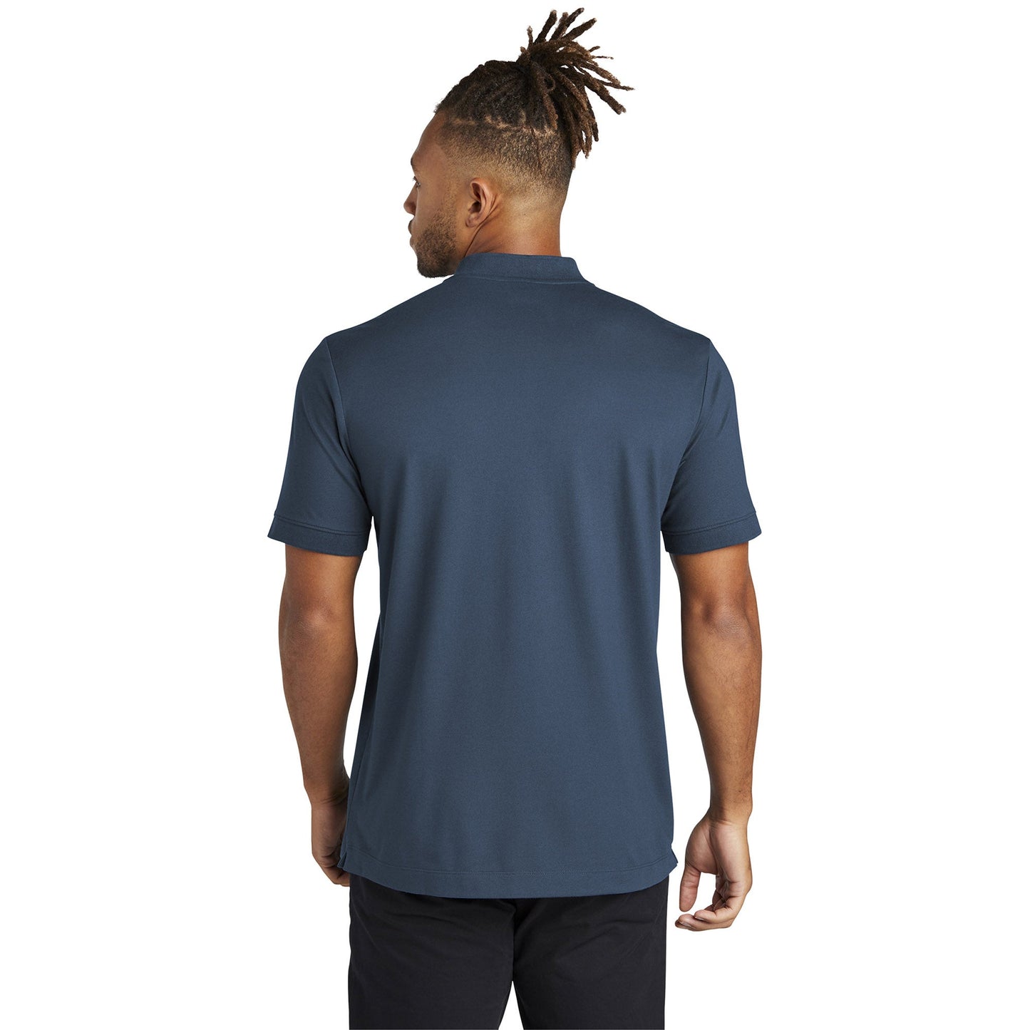 Deep Black Henley Shirt - Mercer+Mettle - Stretch Pique