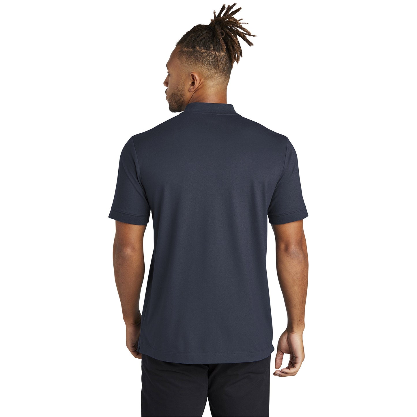 Deep Black Henley Shirt - Mercer+Mettle - Stretch Pique
