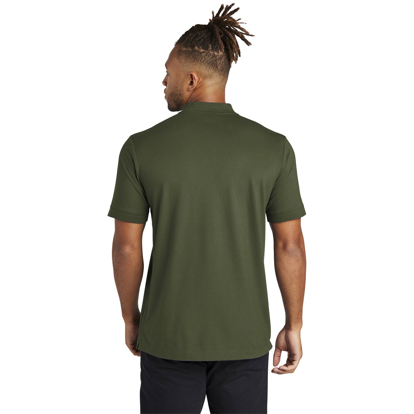 Deep Black Henley Shirt - Mercer+Mettle - Stretch Pique