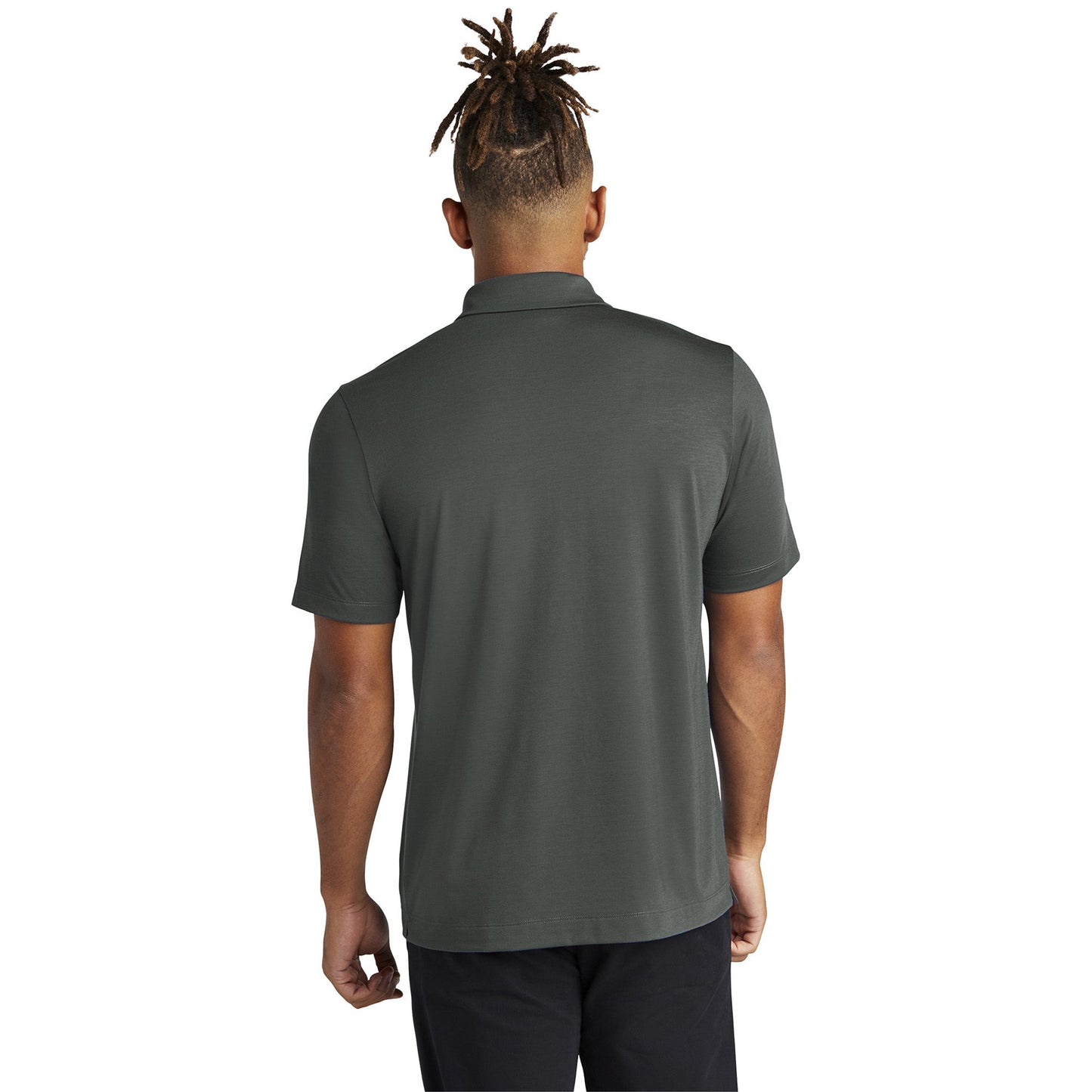 Deep Black Polo Shirt - Mercer+Mettle - Soft Jersey