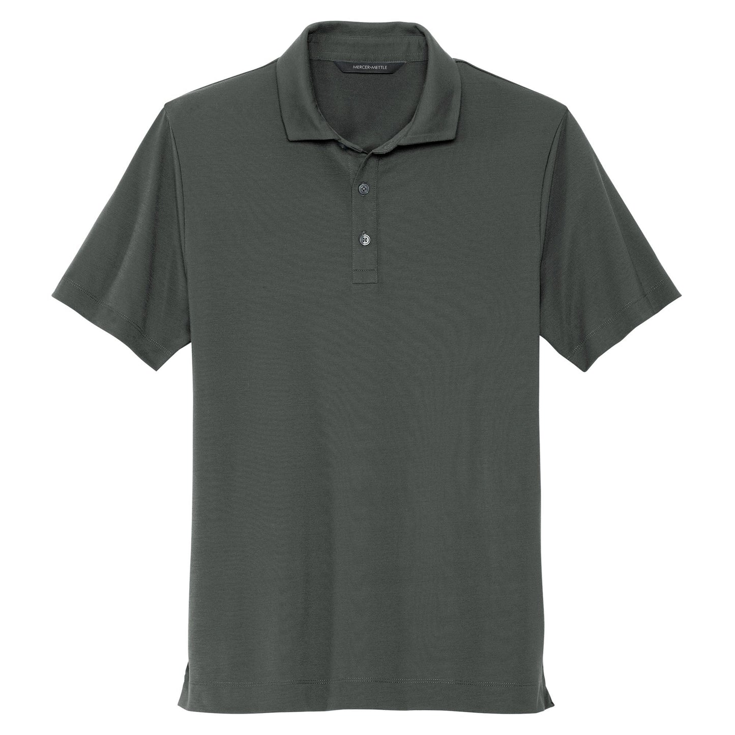Deep Black Polo Shirt - Mercer+Mettle - Soft Jersey