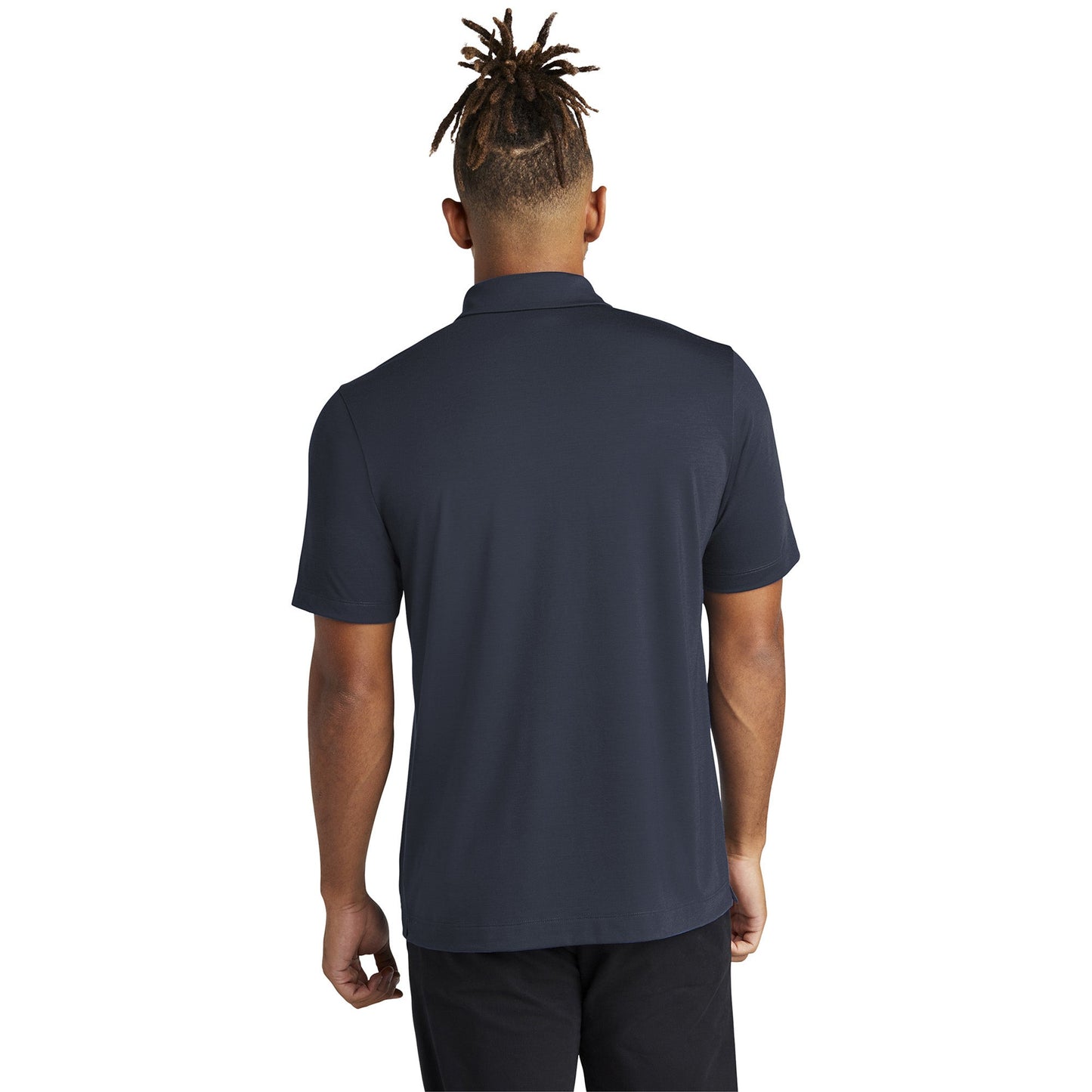 Deep Black Polo Shirt - Mercer+Mettle - Soft Jersey