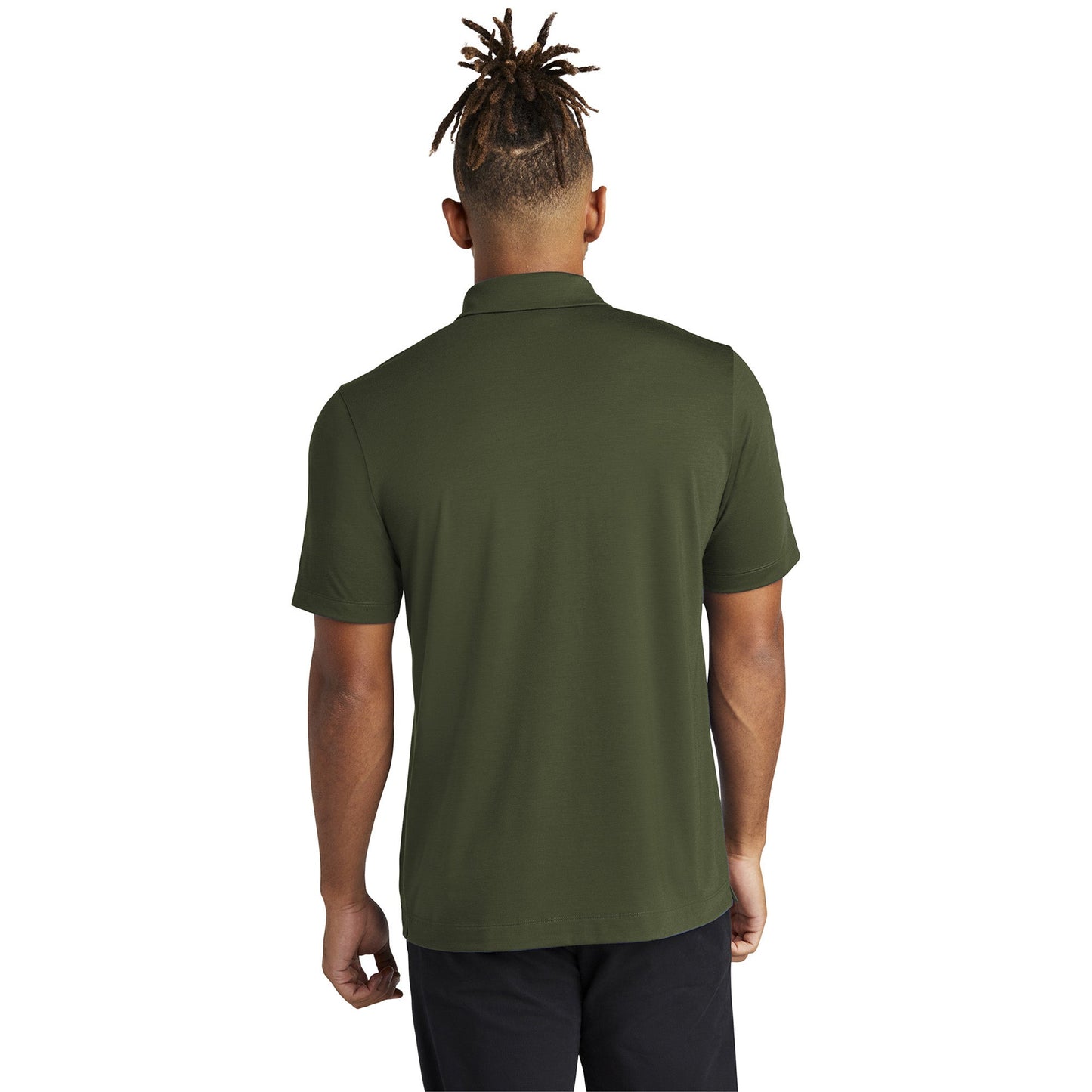 Deep Black Polo Shirt - Mercer+Mettle - Soft Jersey