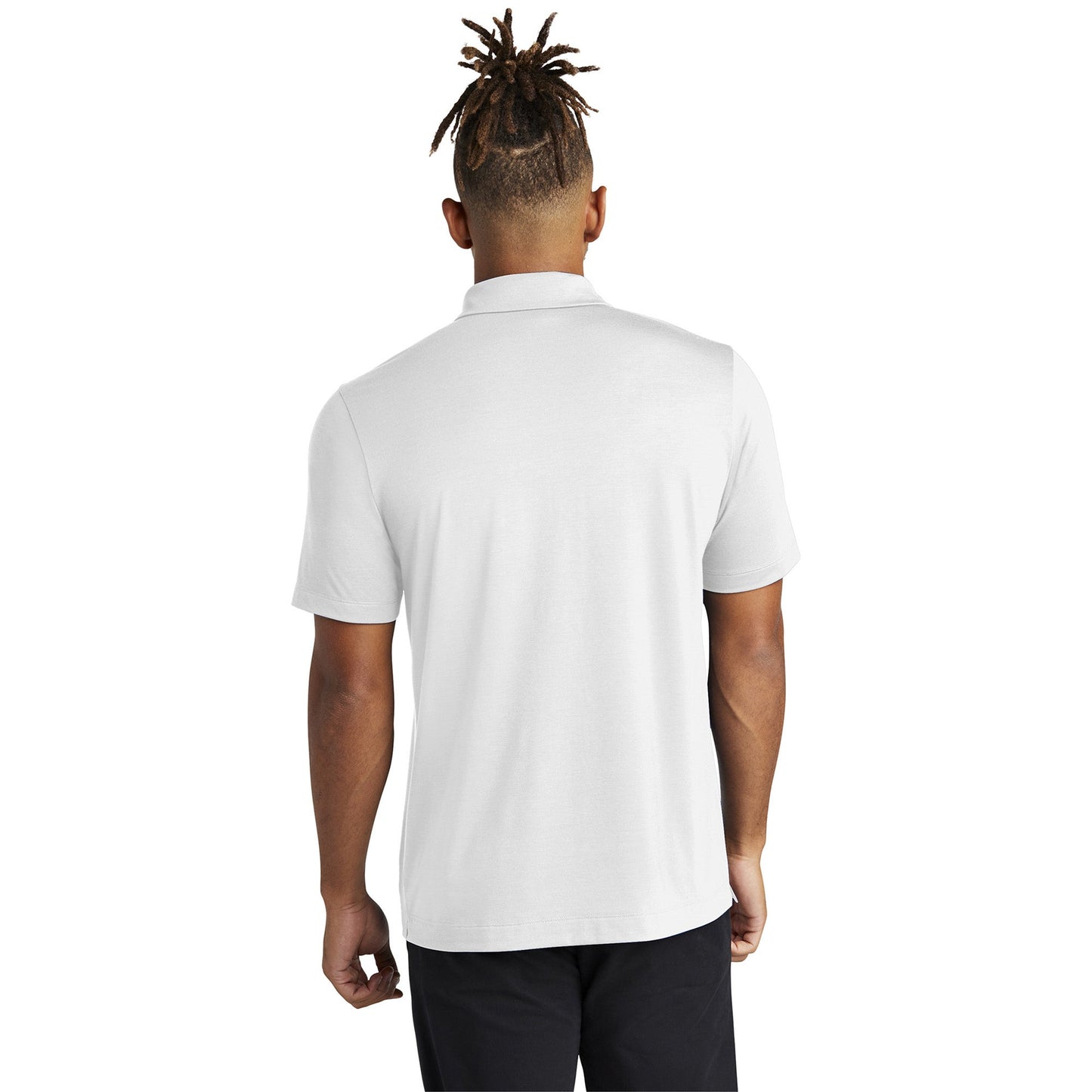 Deep Black Polo Shirt - Mercer+Mettle - Soft Jersey