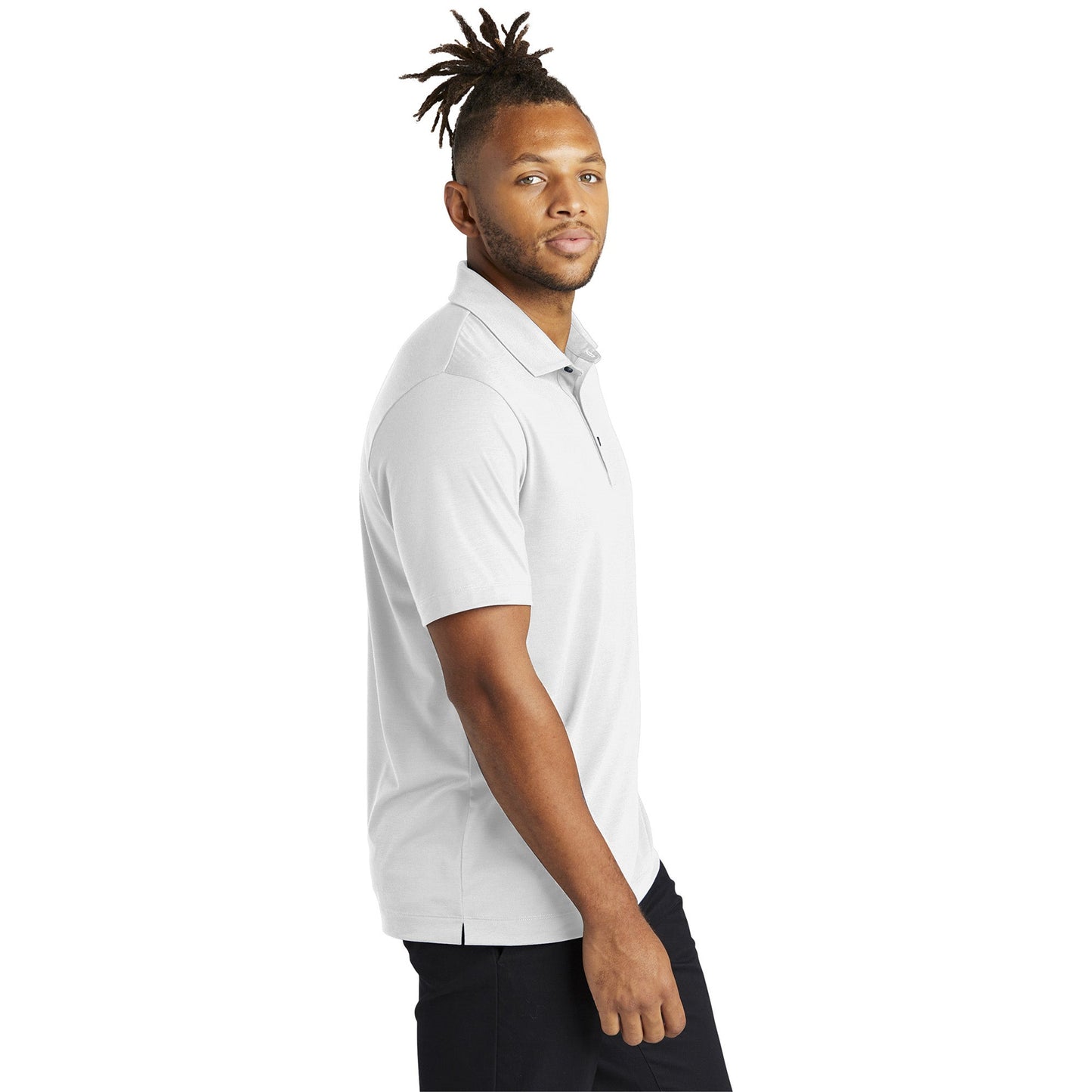 Deep Black Polo Shirt - Mercer+Mettle - Soft Jersey