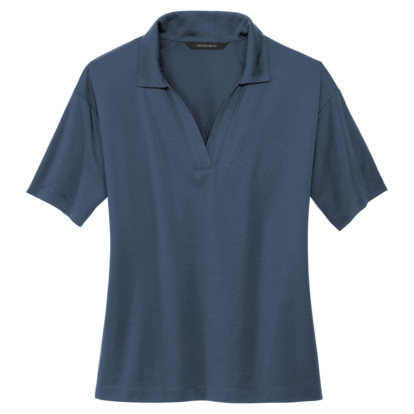 Deep Black Polo Shirts - Mercer+Mettle - Soft Jersey