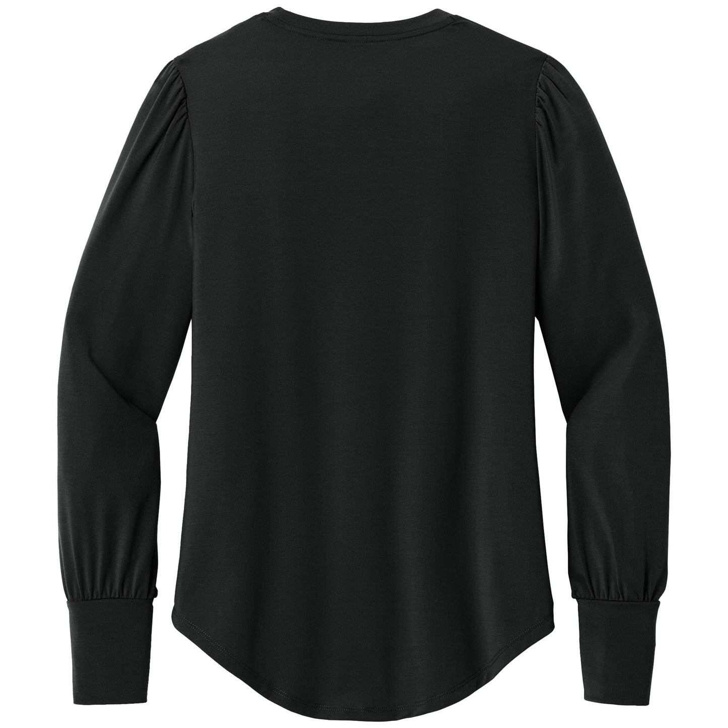 Deep Black Blouse - Mercer+Mettle - Stretch Jersey Top