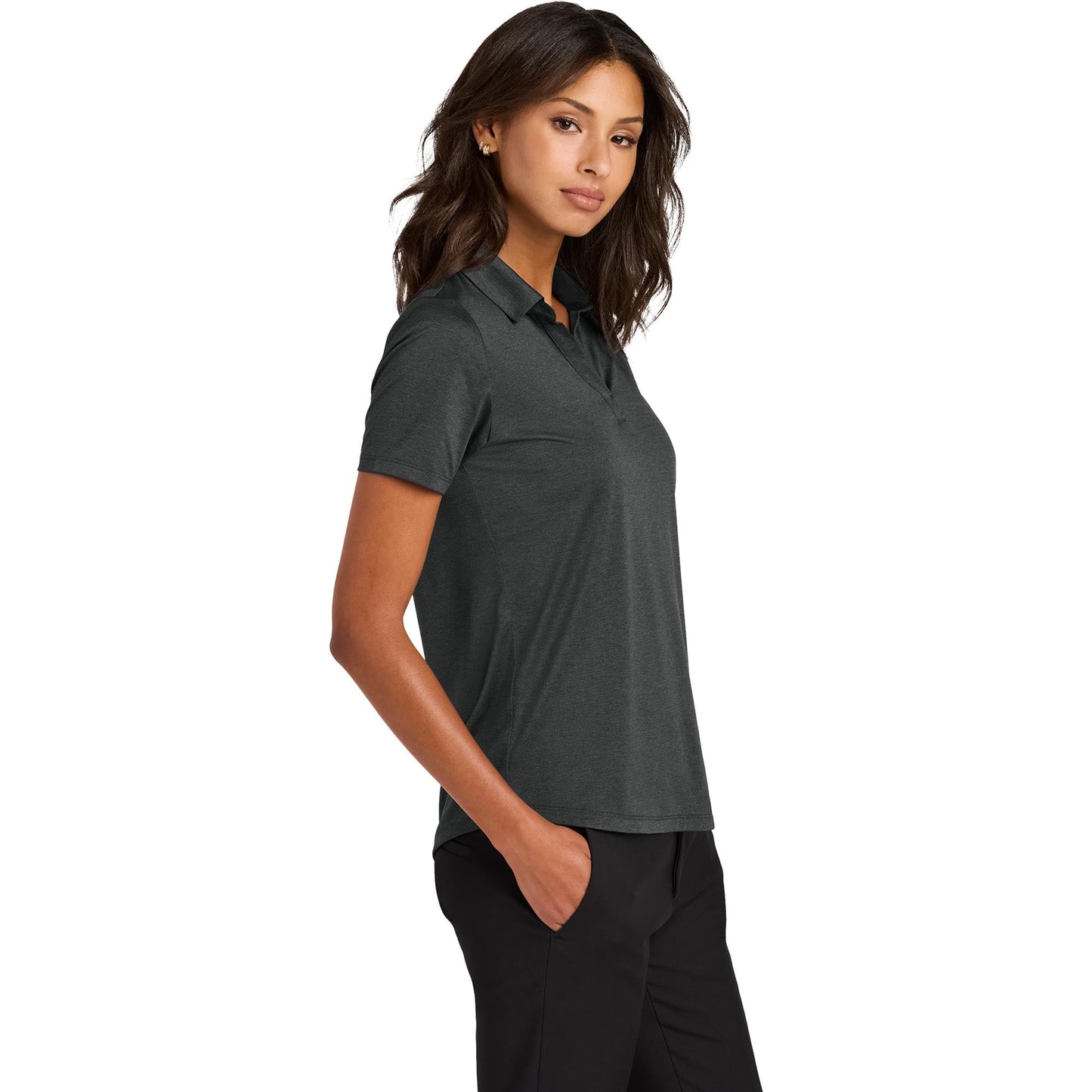 Deep Black Polo Shirts - Mercer+Mettle - Eco-Friendly