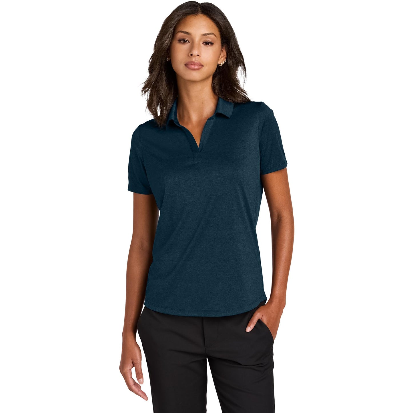 Deep Black Polo Shirts - Mercer+Mettle - Eco-Friendly