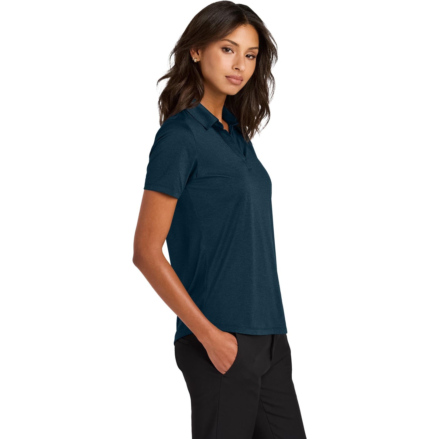 Deep Black Polo Shirts - Mercer+Mettle - Eco-Friendly