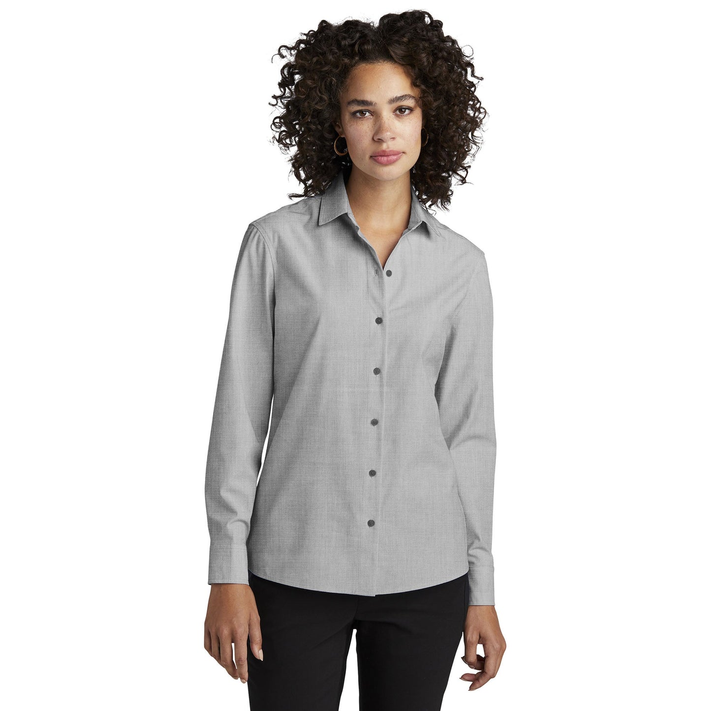 Deep Black Button Up Shirts - Mercer+Mettle - Stylish Woven