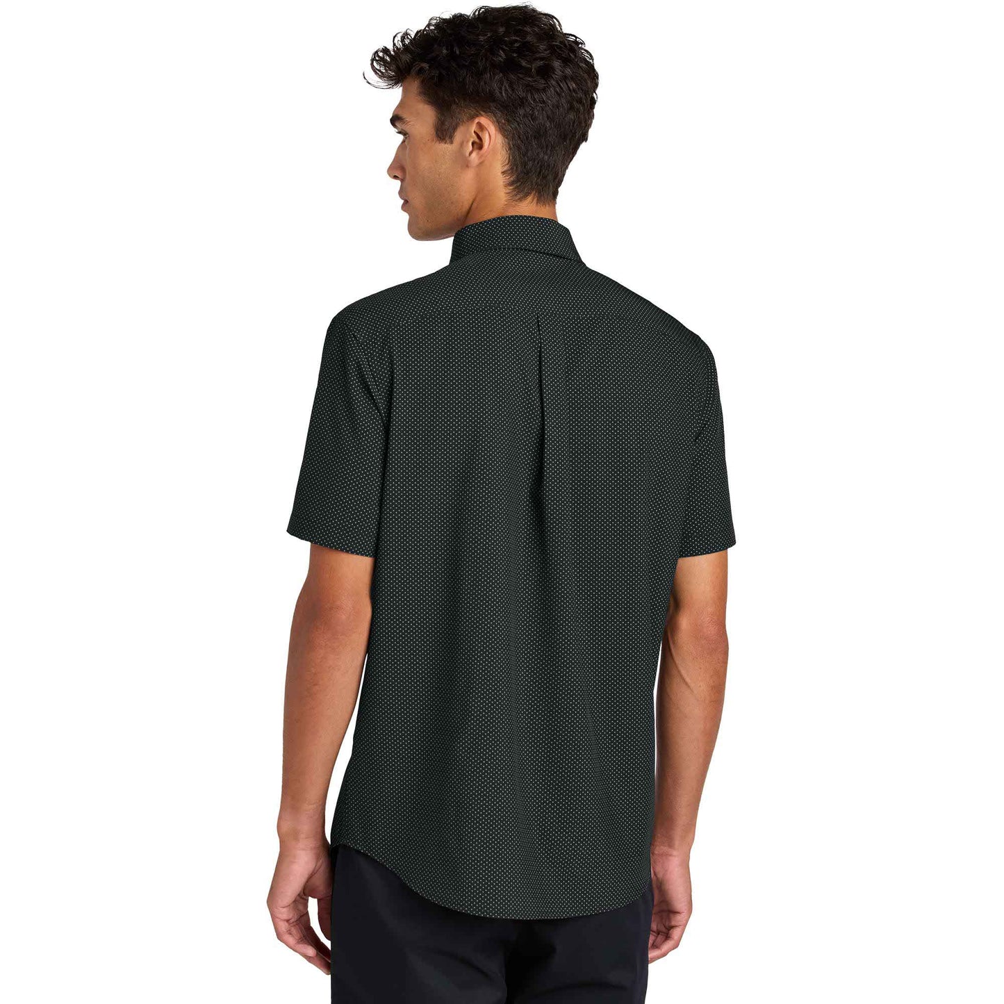 Deep Black Button Up Shirt - Mercer+Mettle - Stylish Tech