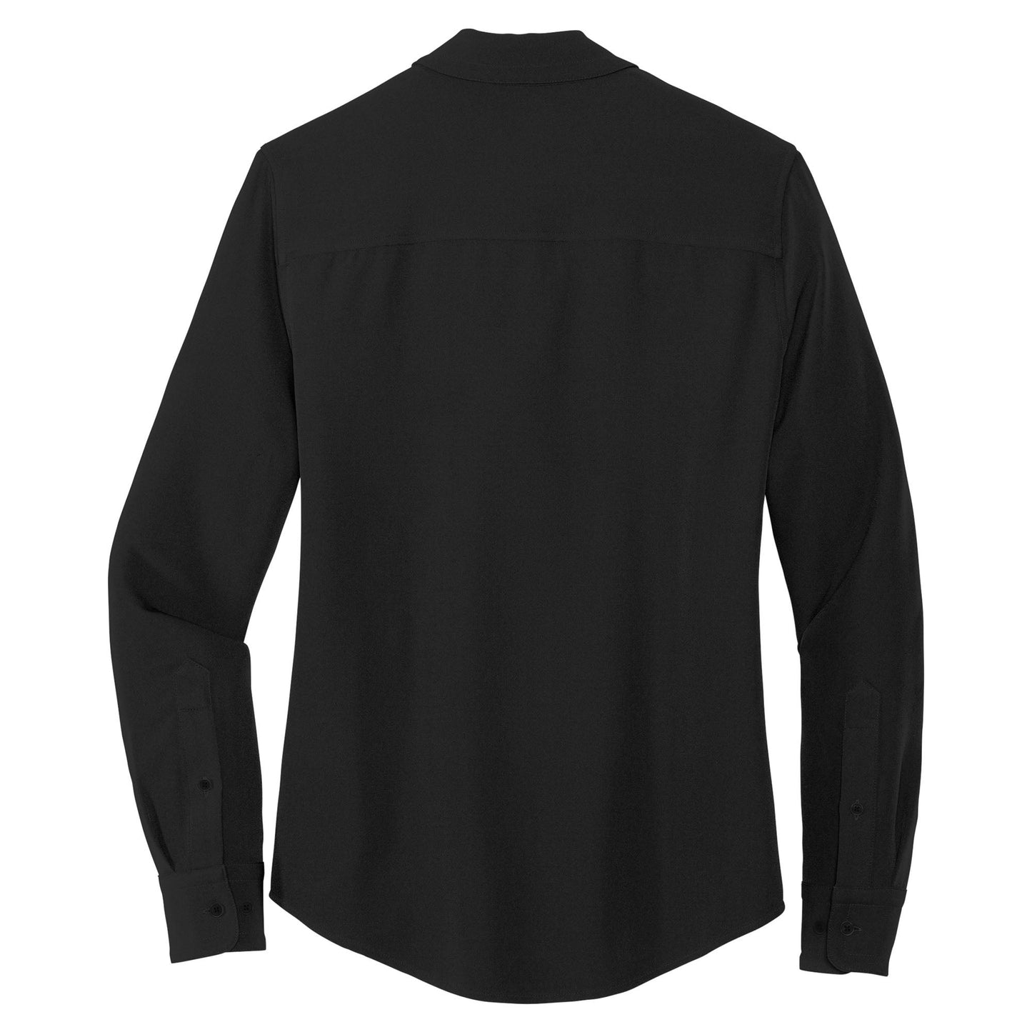 Deep Black Blouse - Mercer+Mettle - Luxurious Crepe