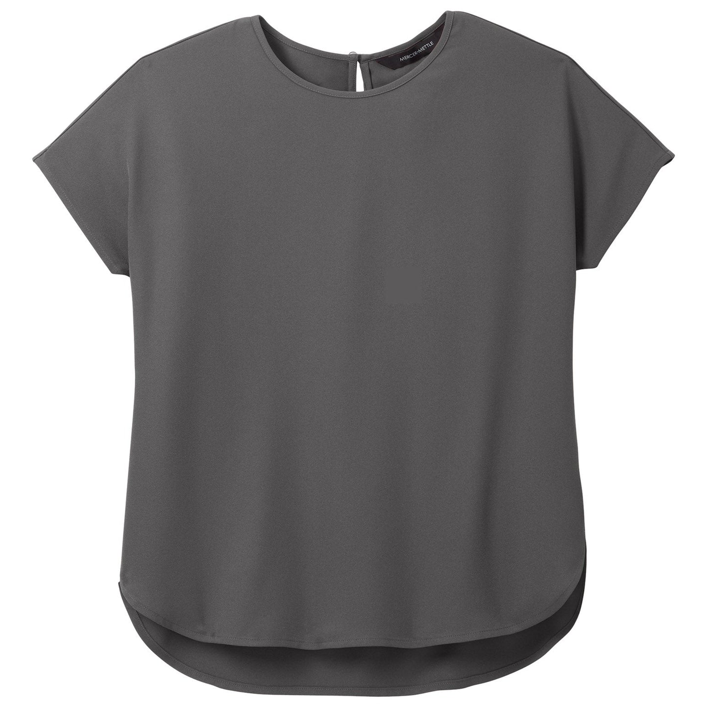 Deep Black Blouse - Mercer+Mettle - Elegant Stretch Crepe