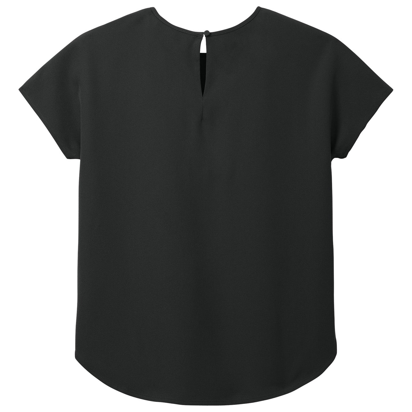 Deep Black Blouse - Mercer+Mettle - Elegant Stretch Crepe