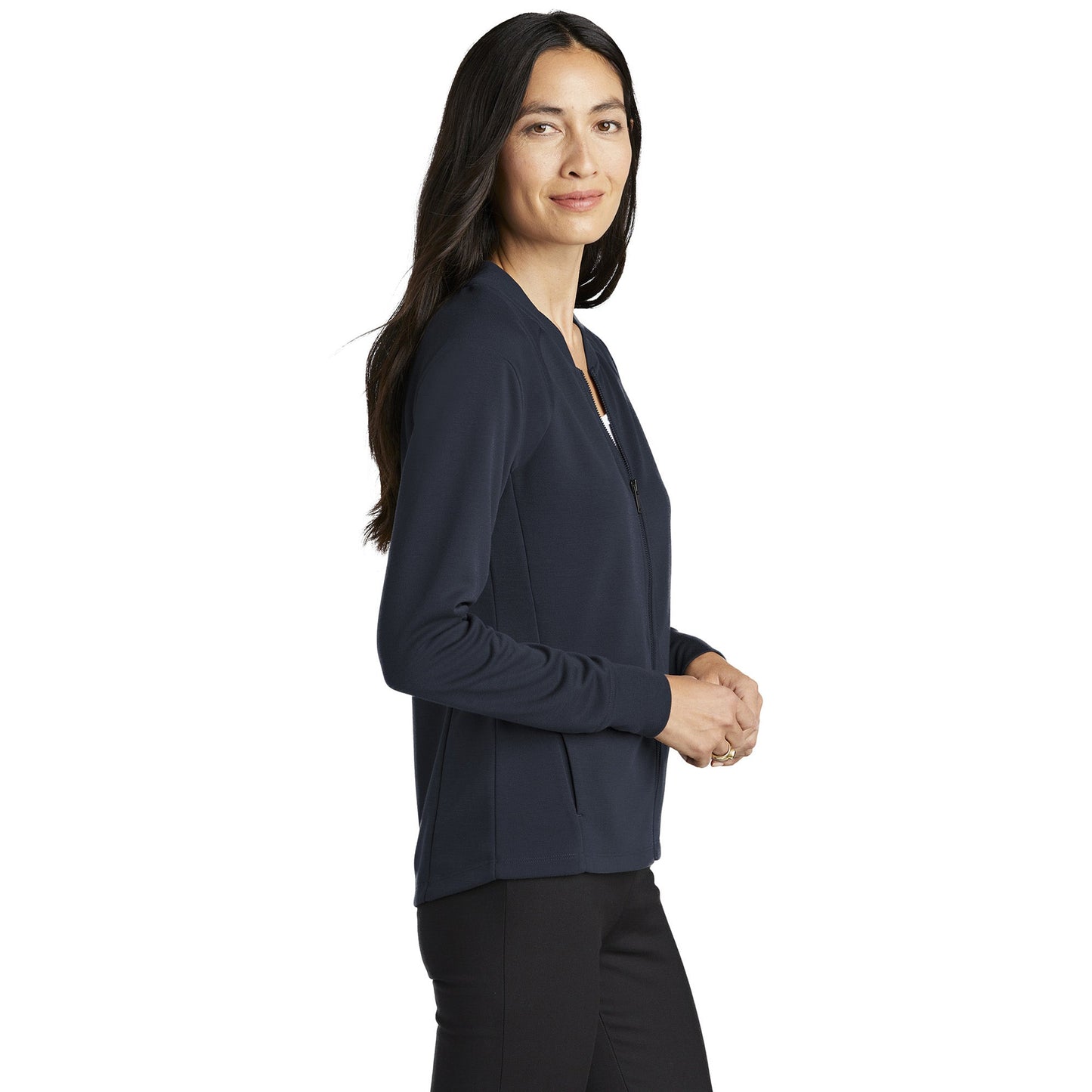 Deep Black Jackets - Mercer+Mettle - Stylish Bomber