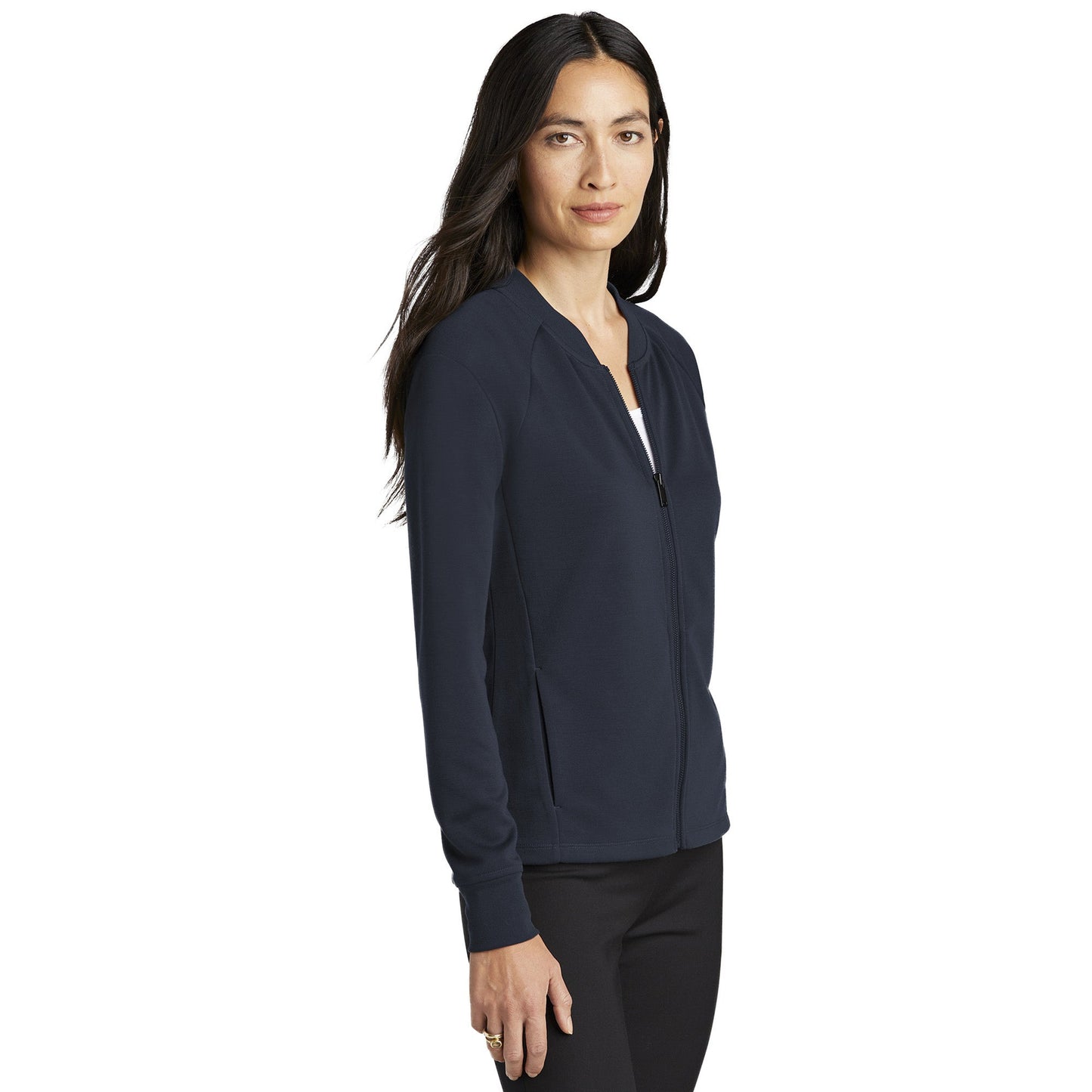 Deep Black Jackets - Mercer+Mettle - Stylish Bomber