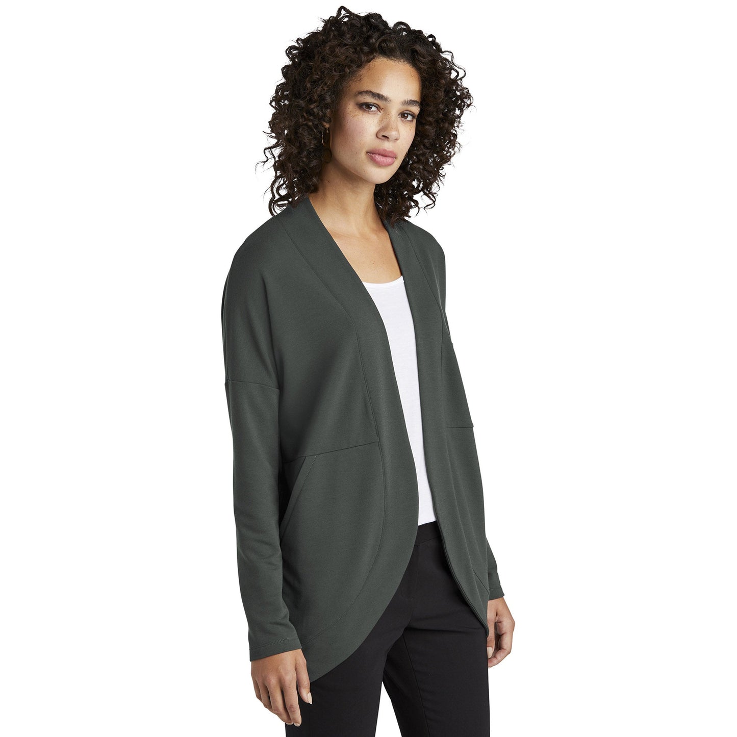 Anchor Grey Cardigan - Mercer+Mettle - Soft Stretch