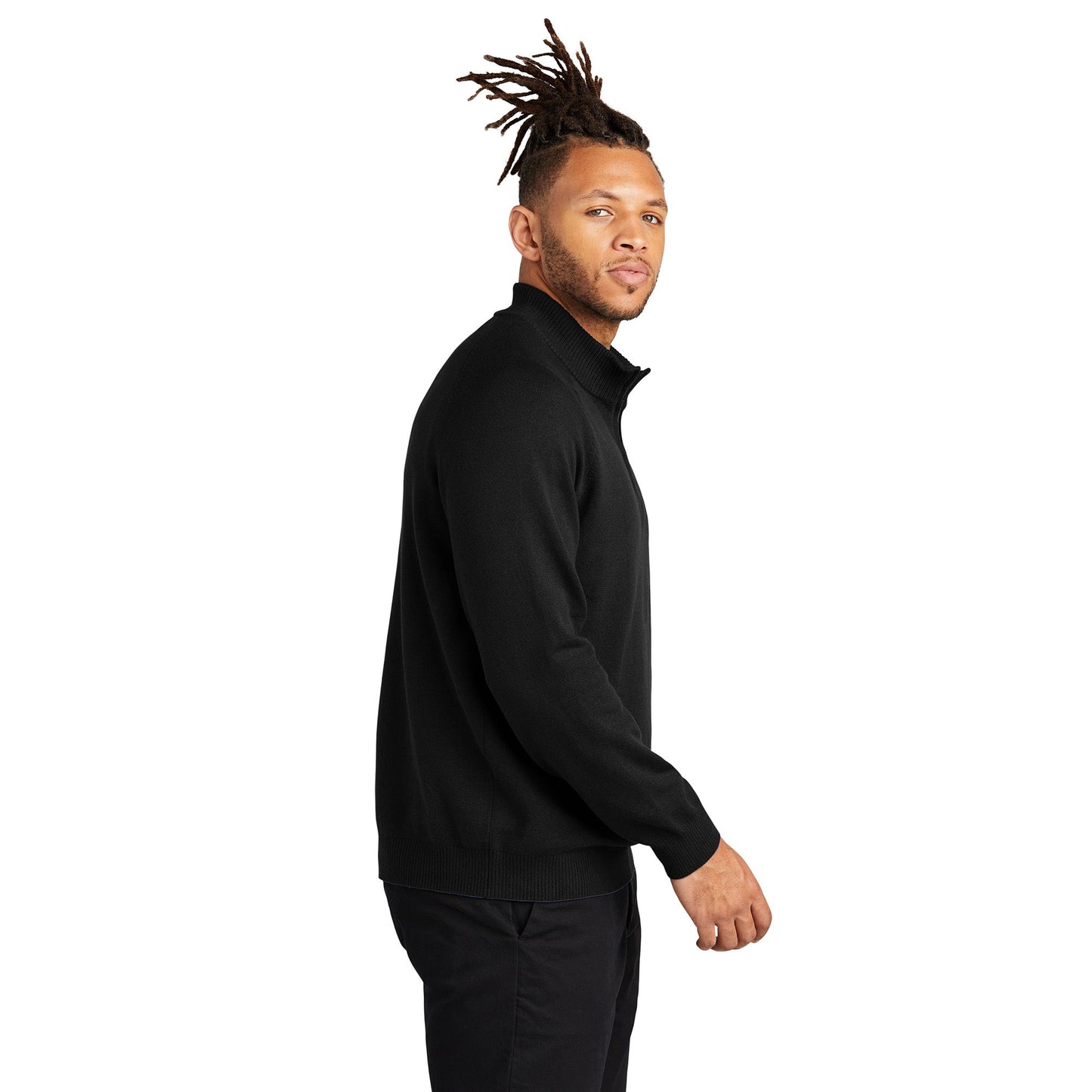 Deep Black Sweater - Mercer+Mettle - Multi-Functional Knit