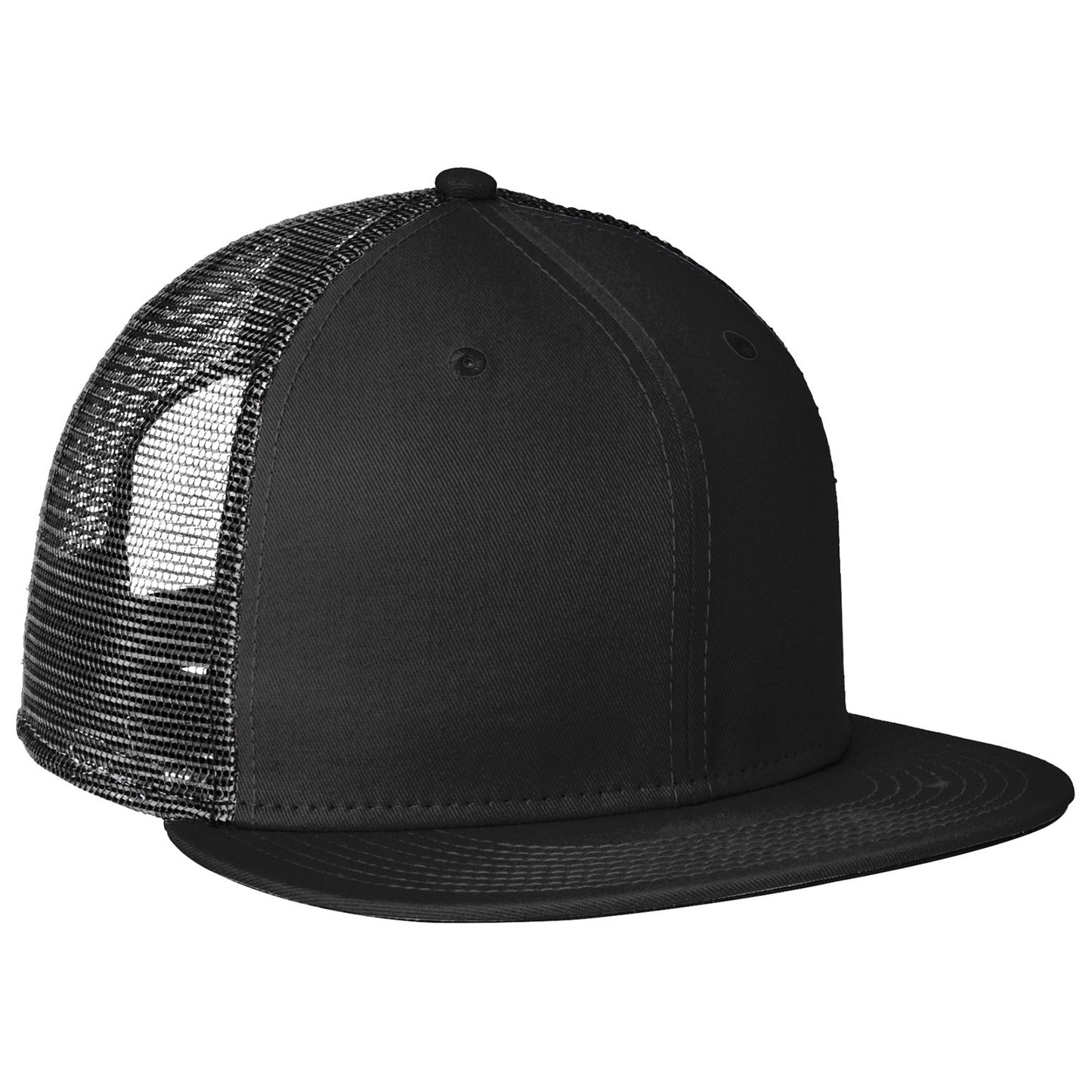 Black/Black Ball Caps - New Era - Trendy Snapback