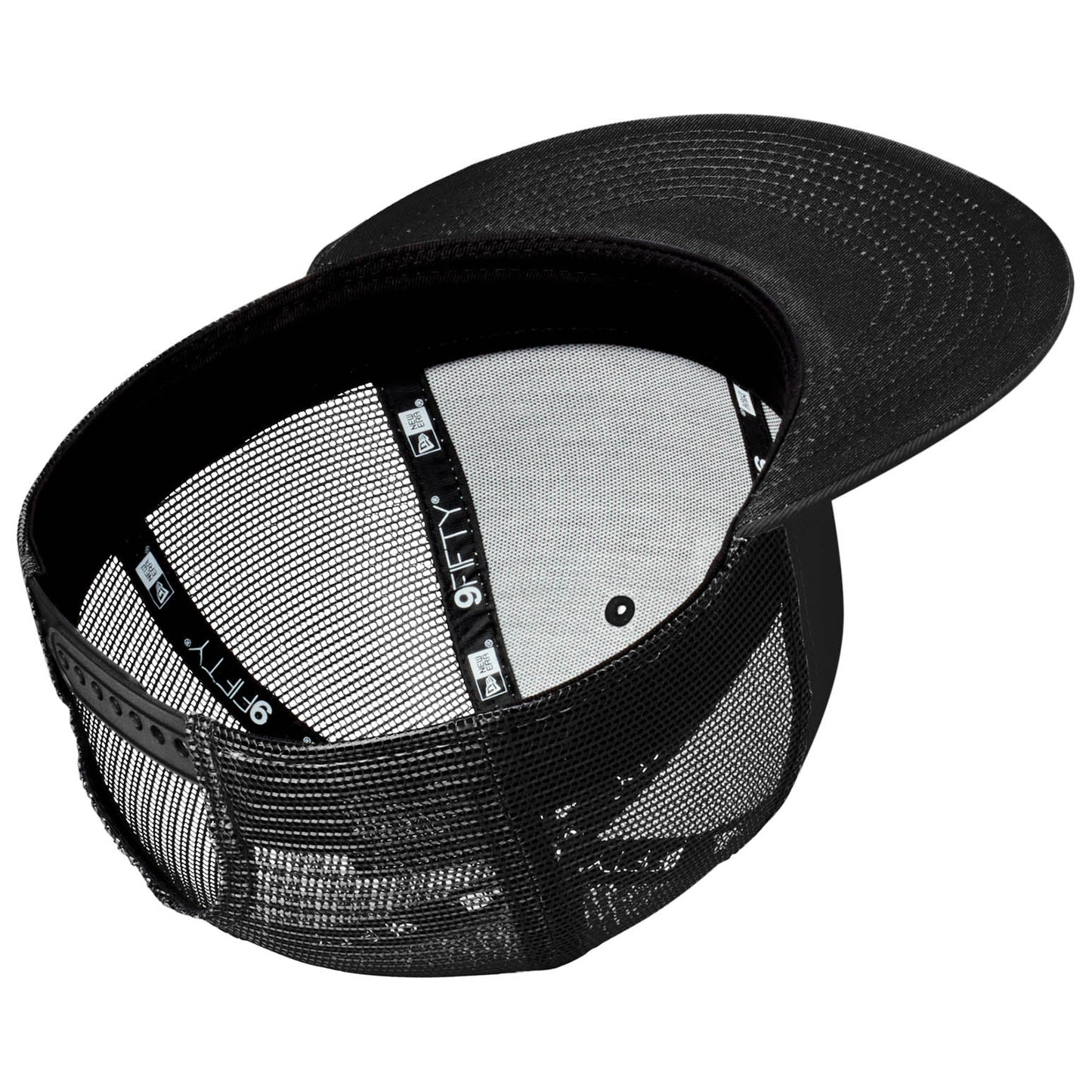 Black/Black Ball Caps - New Era - Trendy Snapback