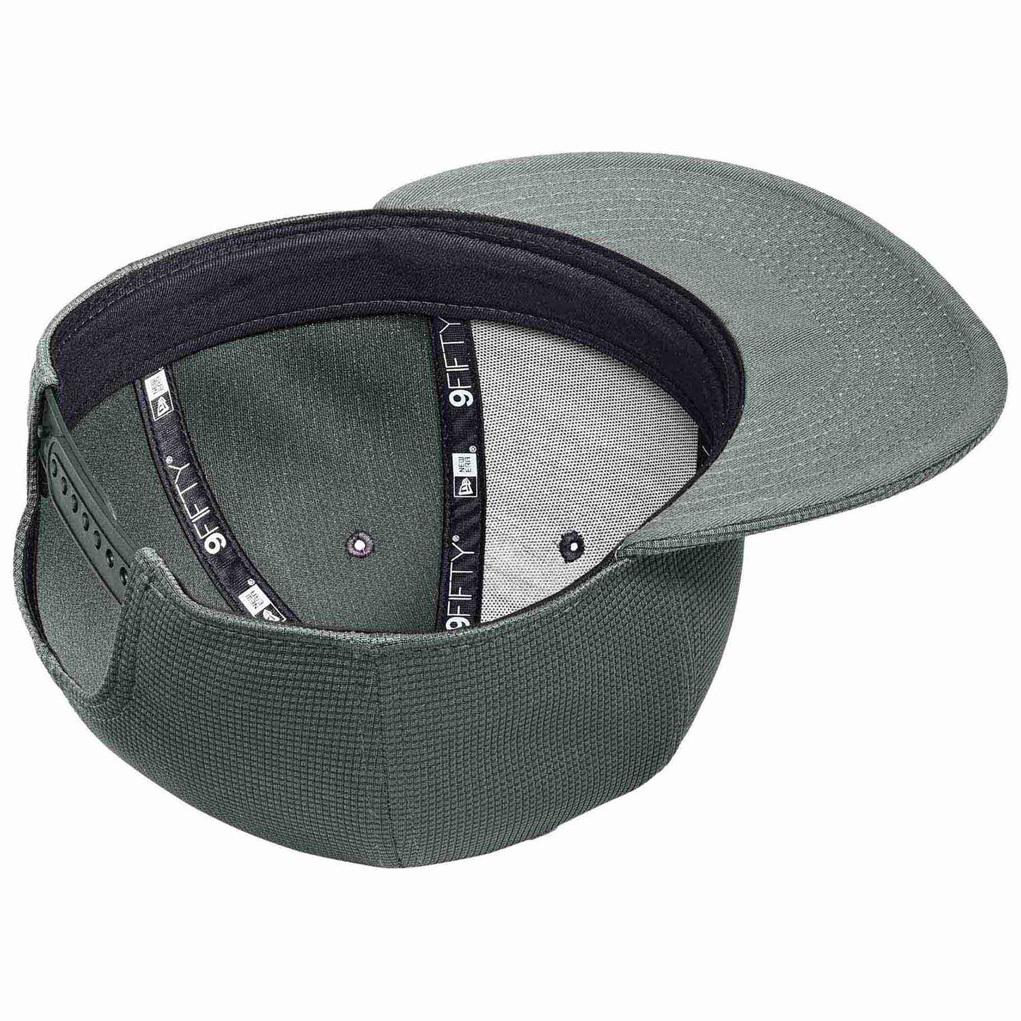Black Flat Brim Hat - New Era - Structured Snapback
