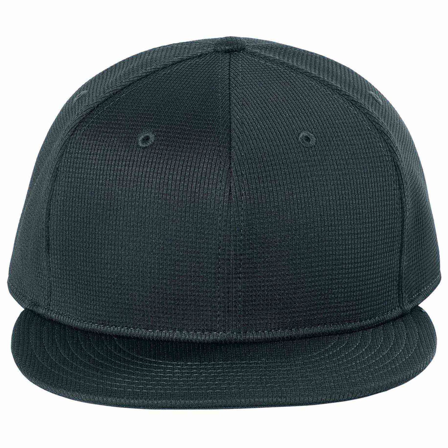 Black Flat Brim Hat - New Era - Structured Snapback