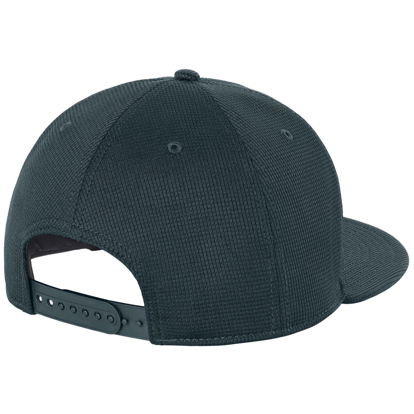 Black Flat Brim Hat - New Era - Structured Snapback