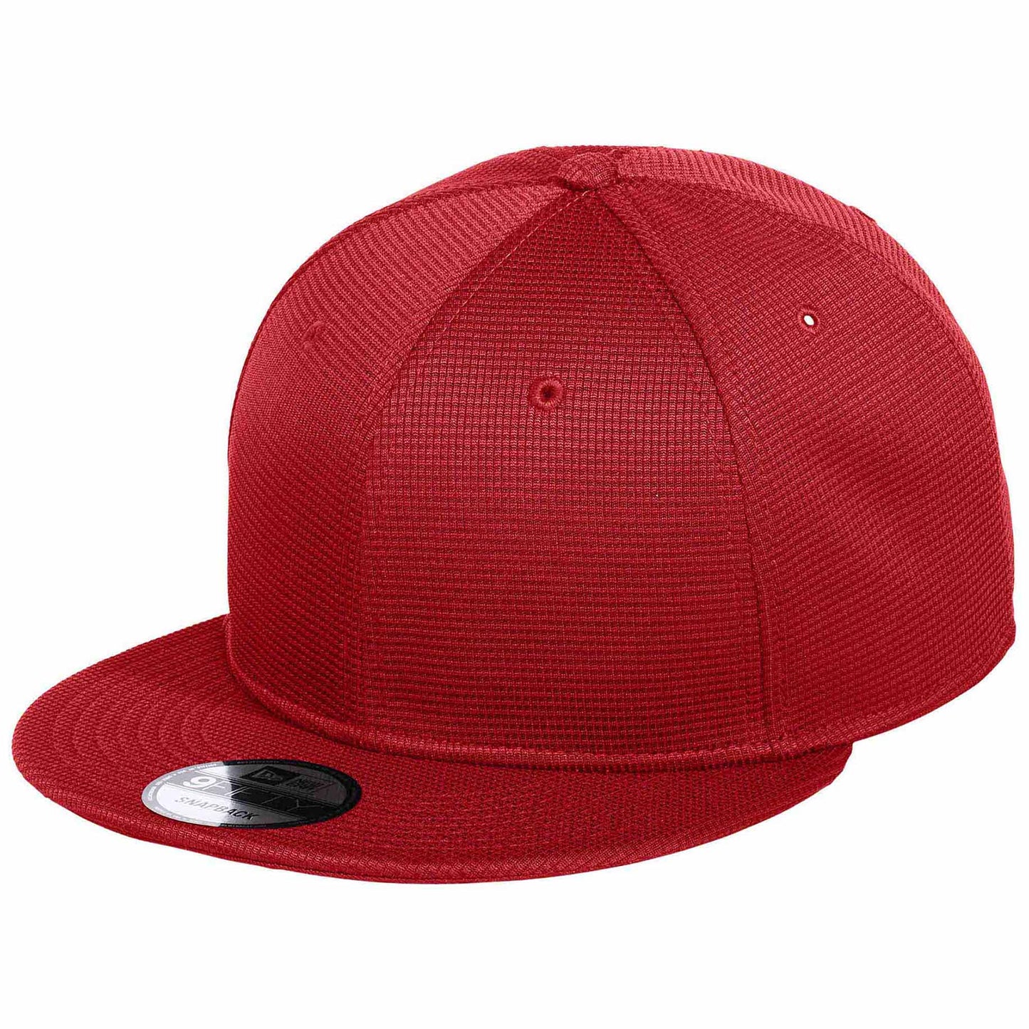 Black Flat Brim Hat - New Era - Structured Snapback
