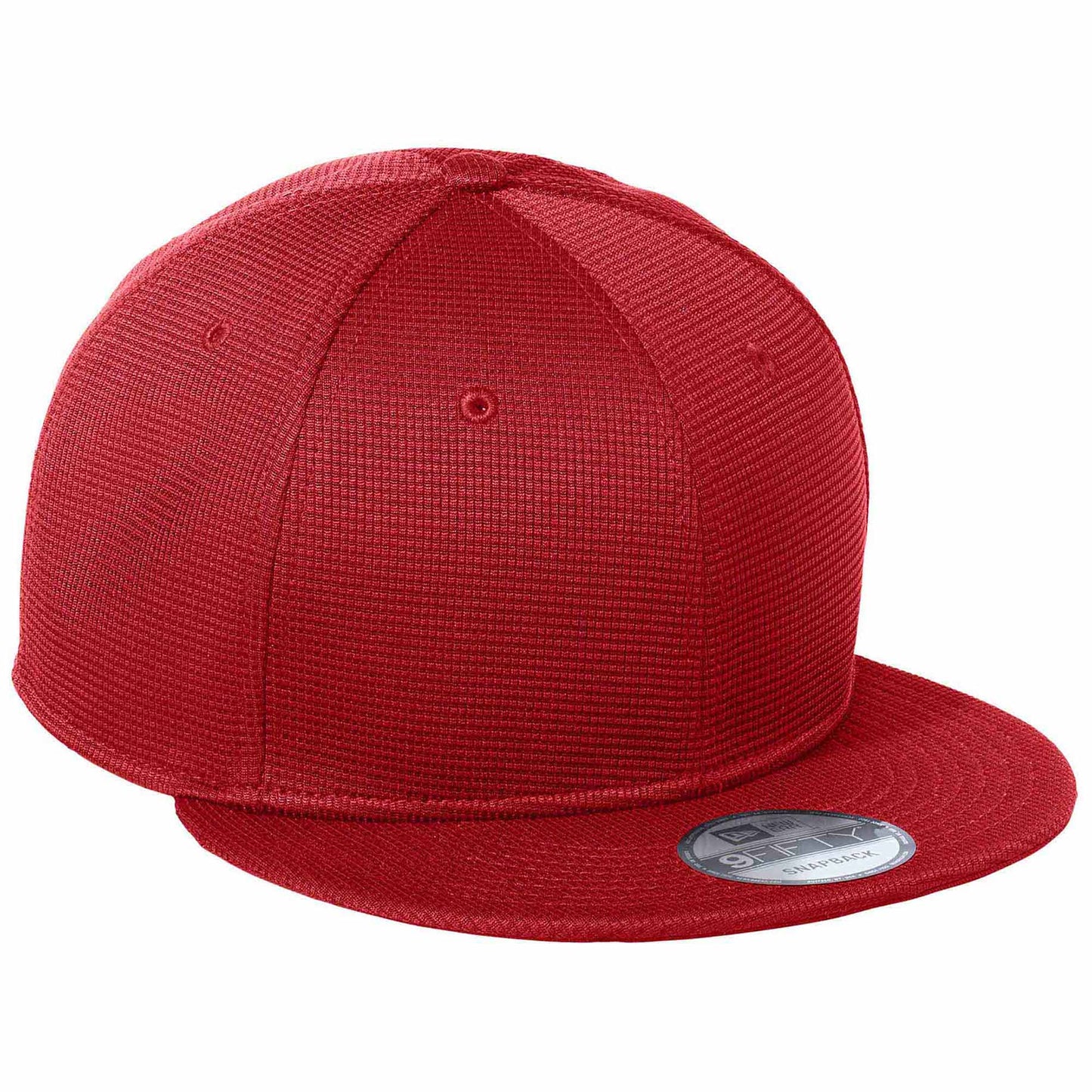 Black Flat Brim Hat - New Era - Structured Snapback