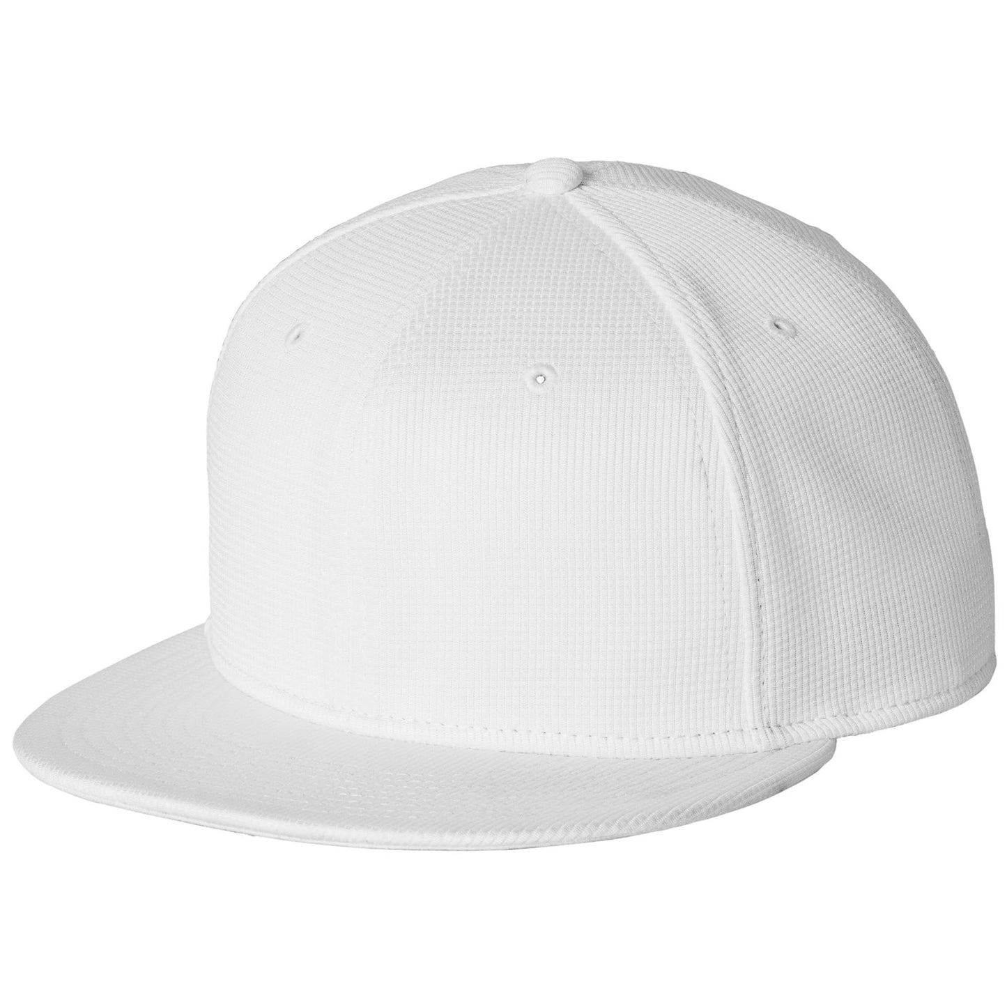 Black Flat Brim Hat - New Era - Structured Snapback