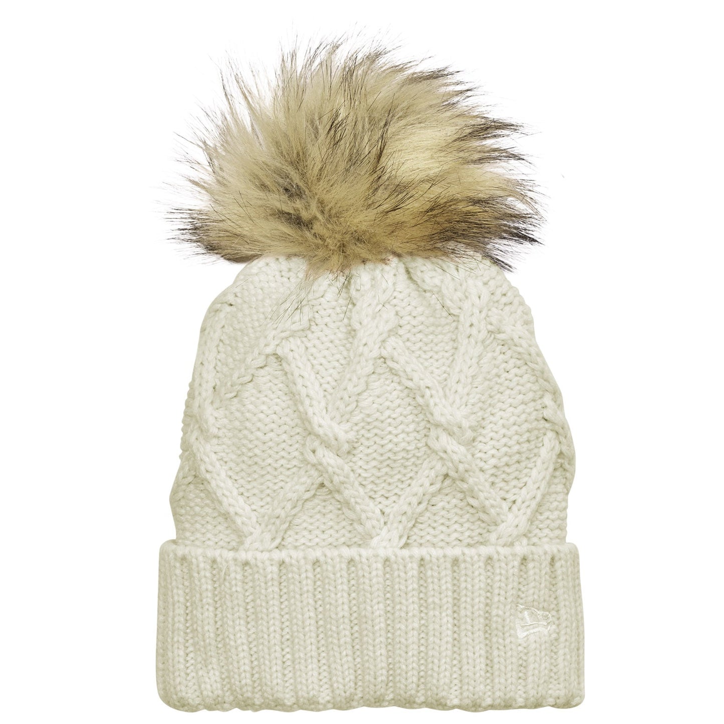 Black Beanies - New Era - Trendy Faux Fur Pom