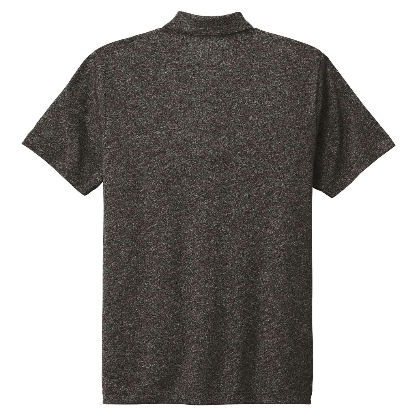 Black Twist Polo Shirt - New Era - Soft Slub Fabric