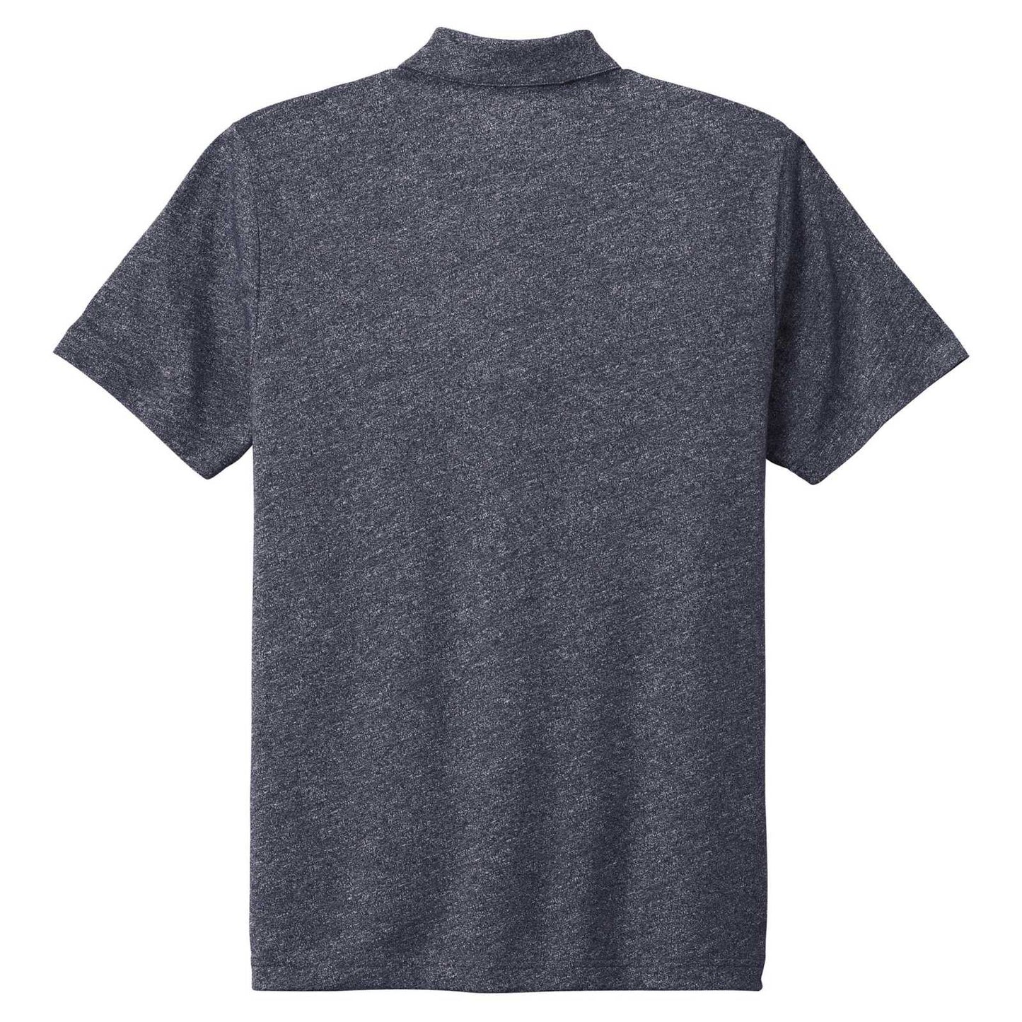 Black Twist Polo Shirt - New Era - Soft Slub Fabric