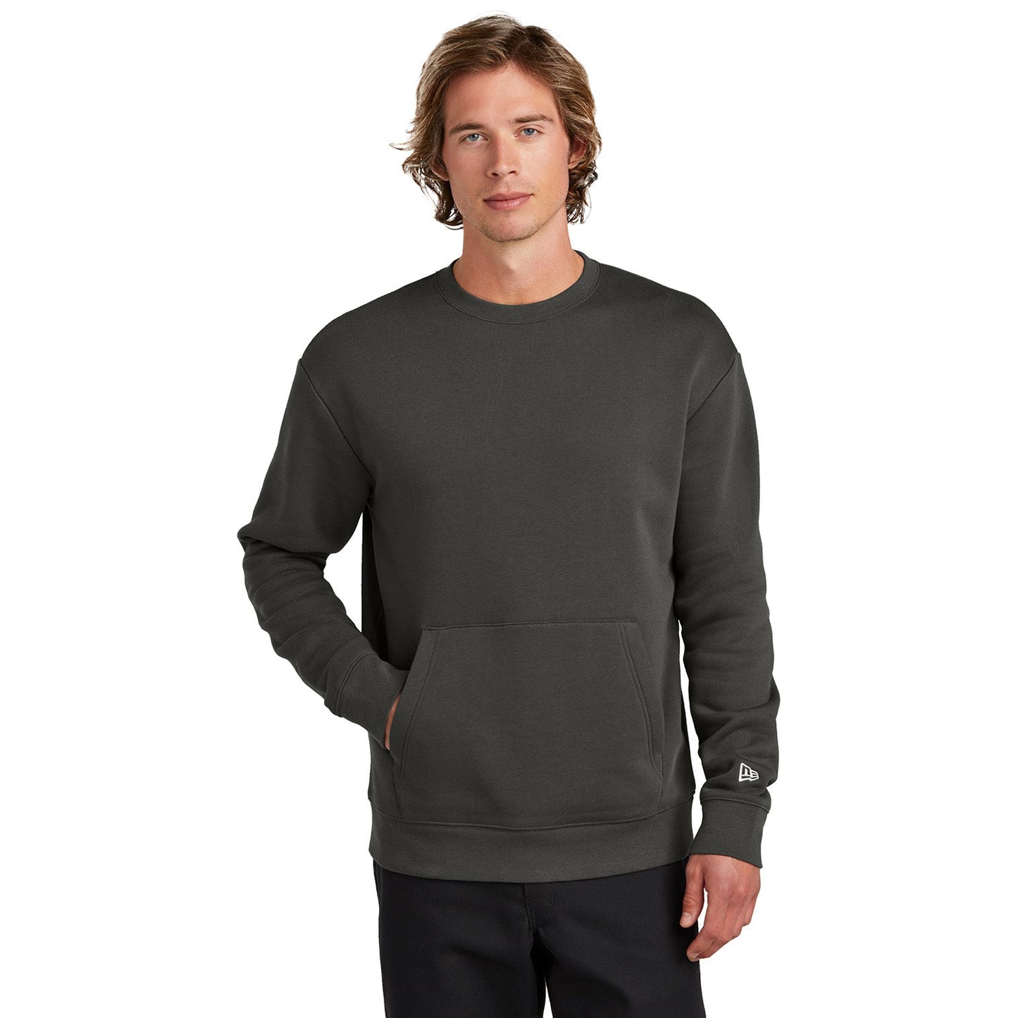 Black Fleece Sweatshirt - New Era - Vintage Style