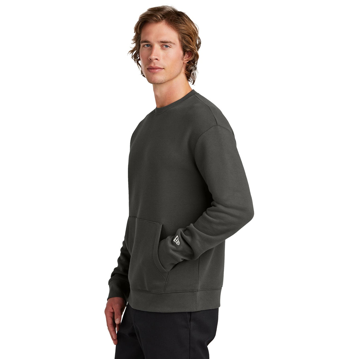 Black Fleece Sweatshirt - New Era - Vintage Style