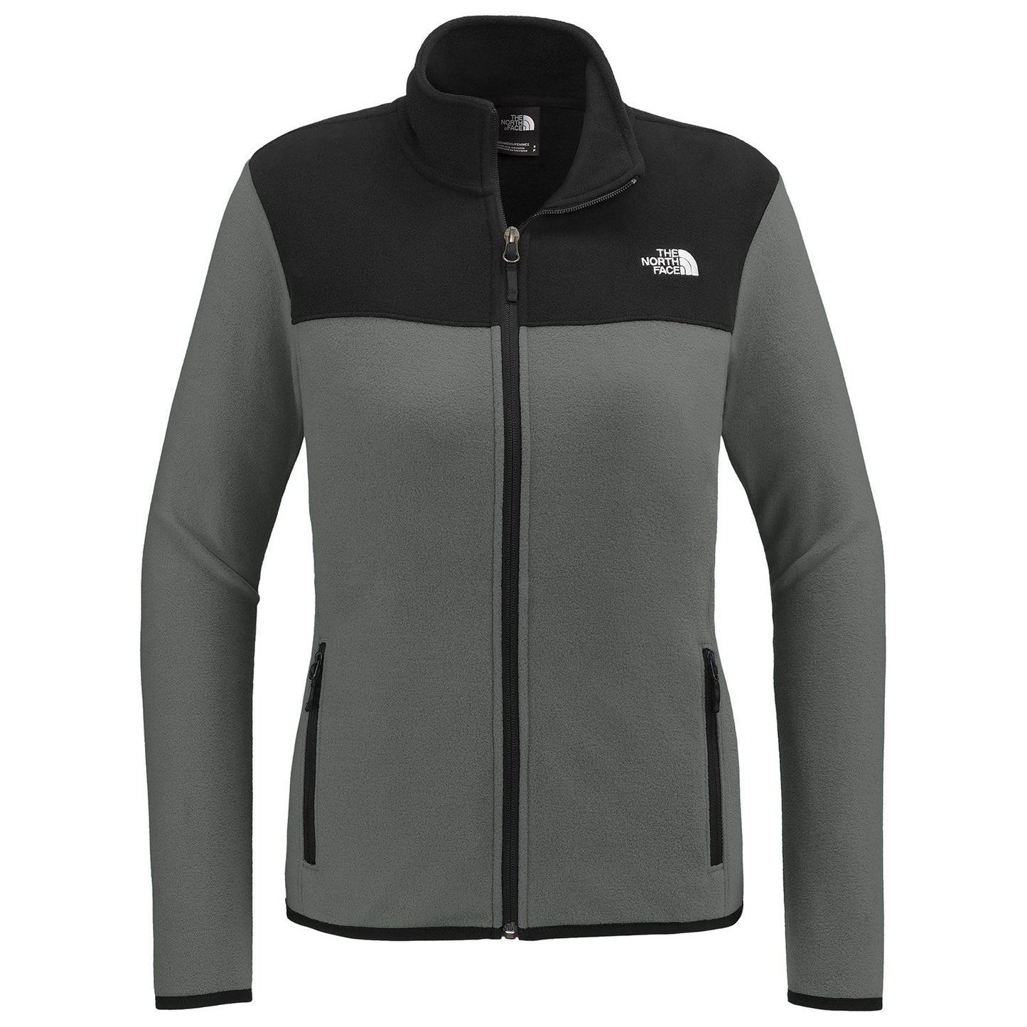 Asphalt Grey Fleece Jacket - The North Face - Stretch Design