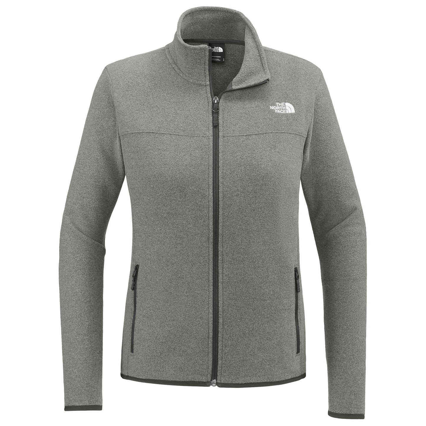 Asphalt Grey Fleece Jacket - The North Face - Stretch Design