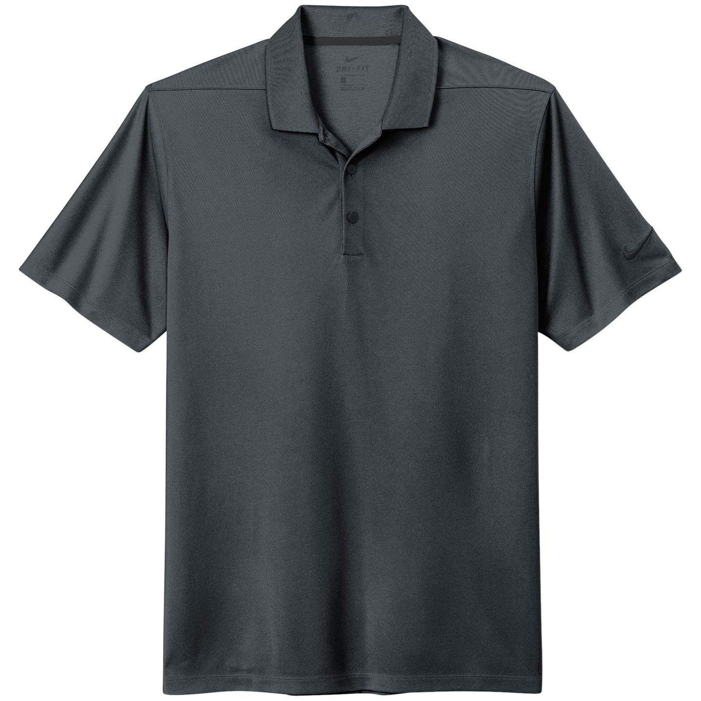 Anthracite Polo - Nike - Dri-Fit Micro Pique