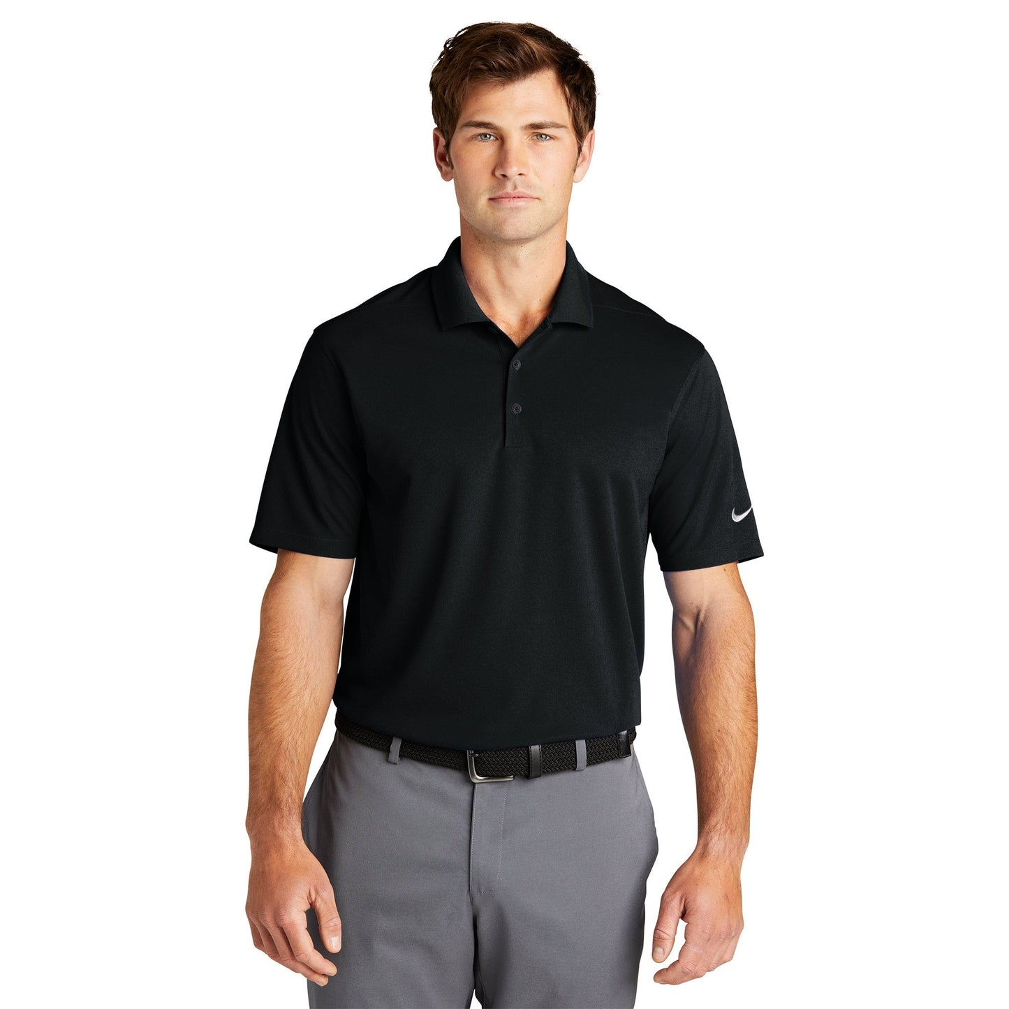 Anthracite Polo - Nike - Dri-Fit Micro Pique