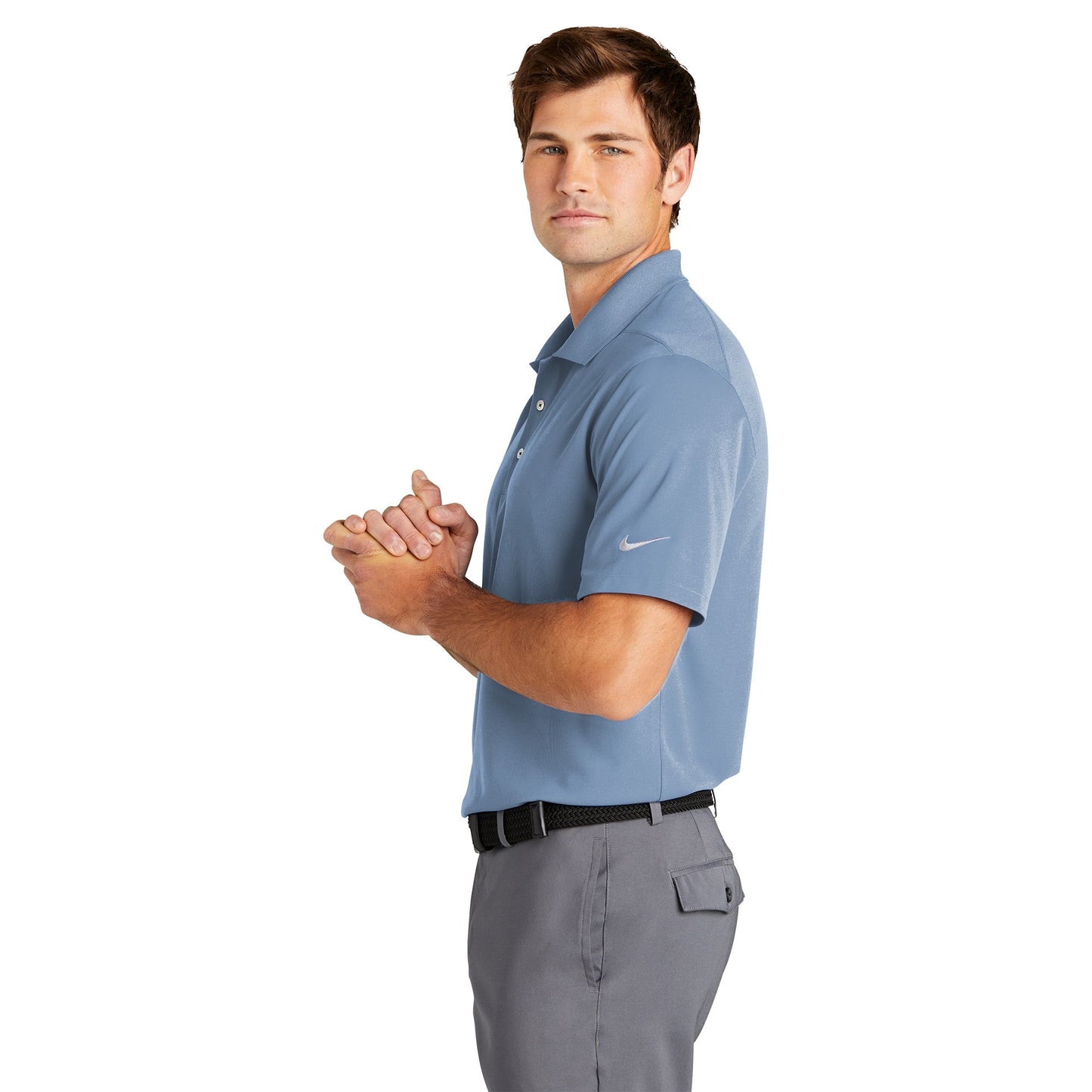 Anthracite Polo - Nike - Dri-Fit Micro Pique