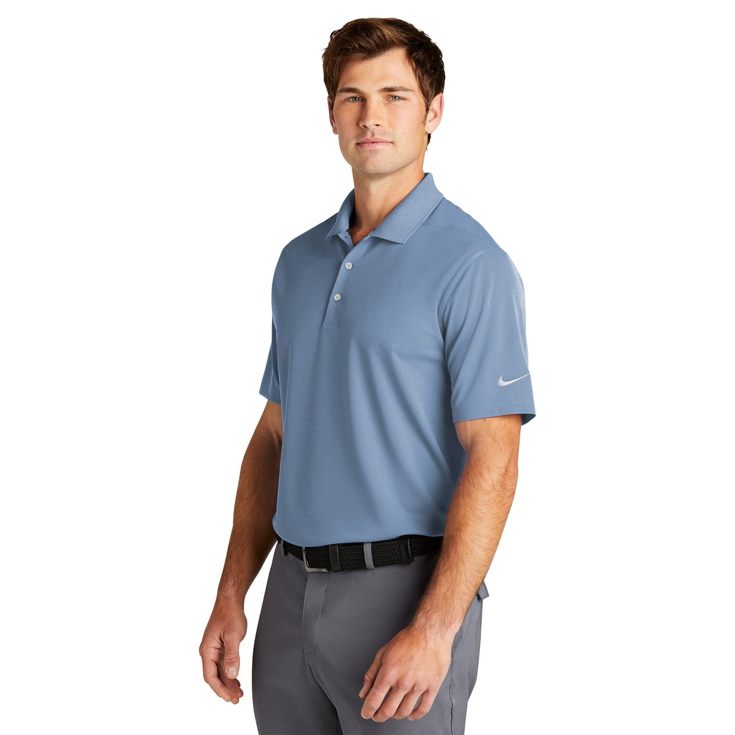 Anthracite Polo - Nike - Dri-Fit Micro Pique