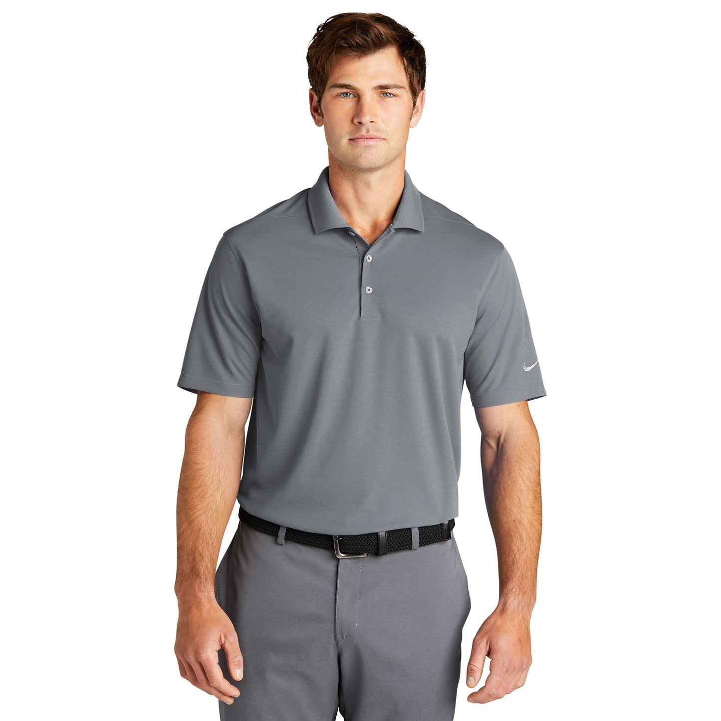 Anthracite Polo - Nike - Dri-Fit Micro Pique