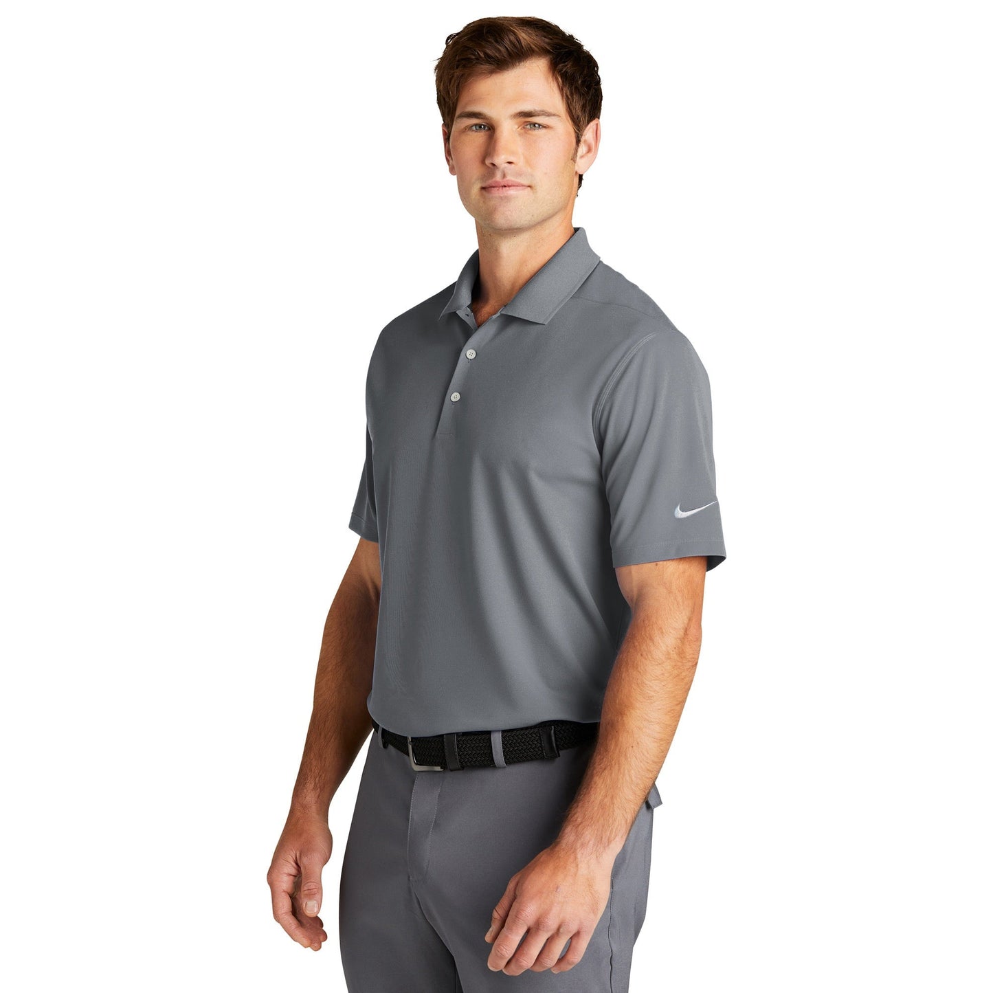 Anthracite Polo - Nike - Dri-Fit Micro Pique