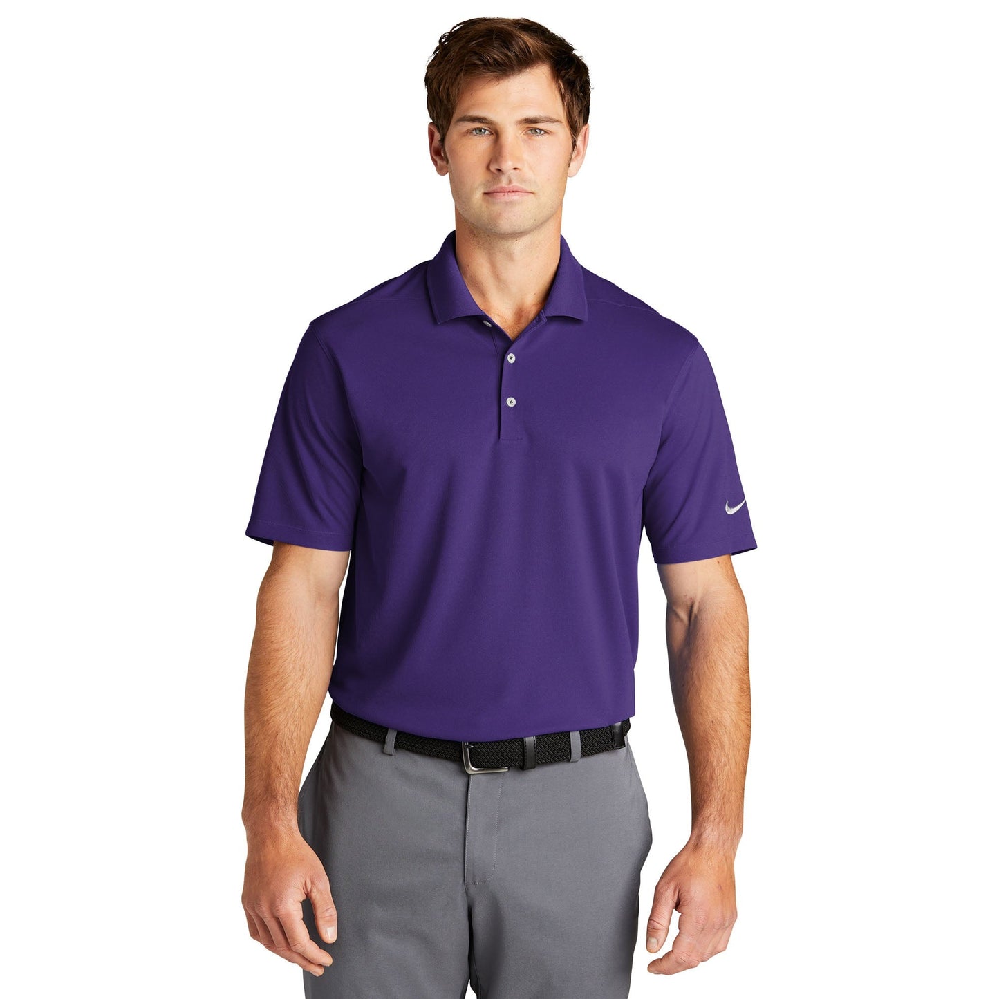 Anthracite Polo - Nike - Dri-Fit Micro Pique