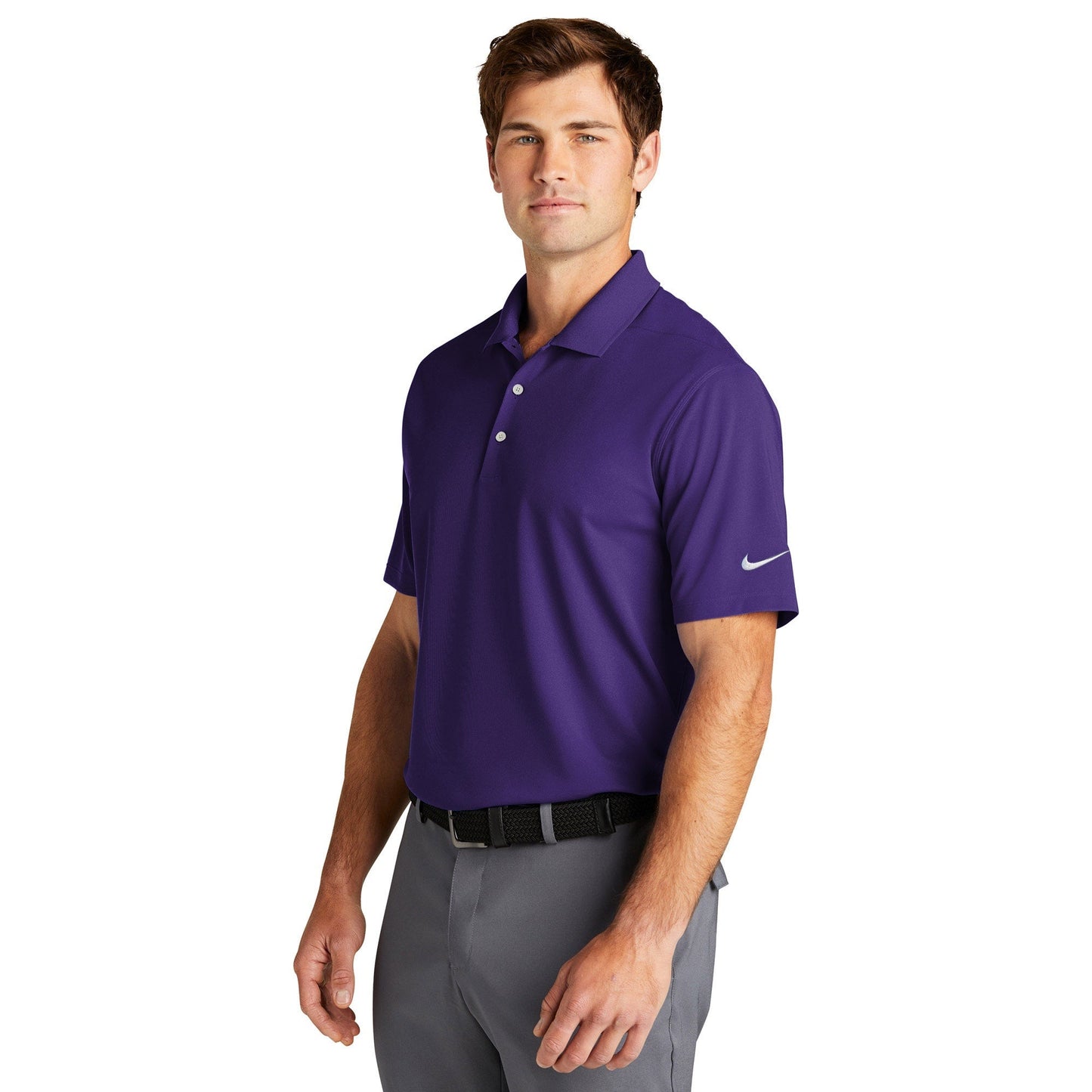 Anthracite Polo - Nike - Dri-Fit Micro Pique
