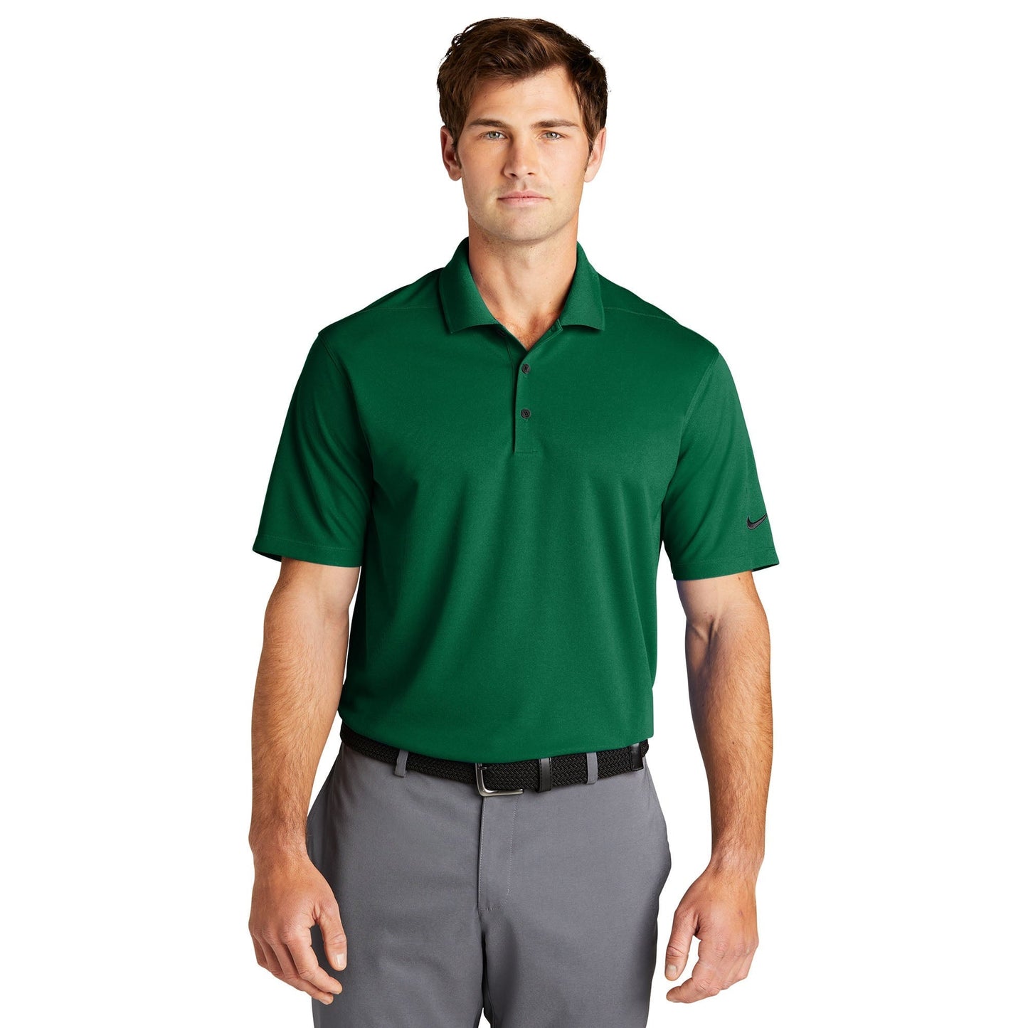 Anthracite Polo - Nike - Dri-Fit Micro Pique