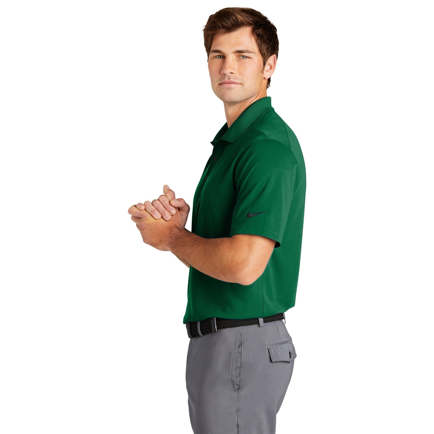 Anthracite Polo - Nike - Dri-Fit Micro Pique