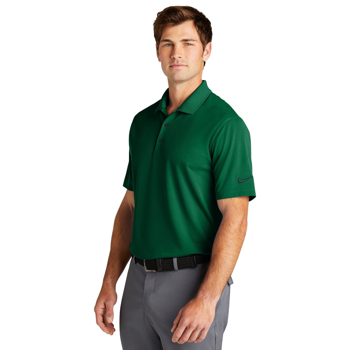 Anthracite Polo - Nike - Dri-Fit Micro Pique